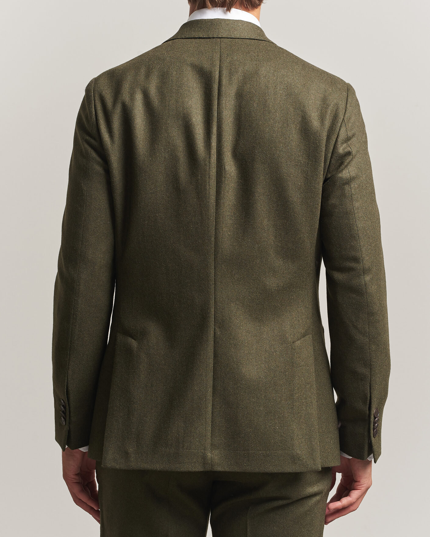Men | Blazers | Morris | Flannel Suit Blazer Green