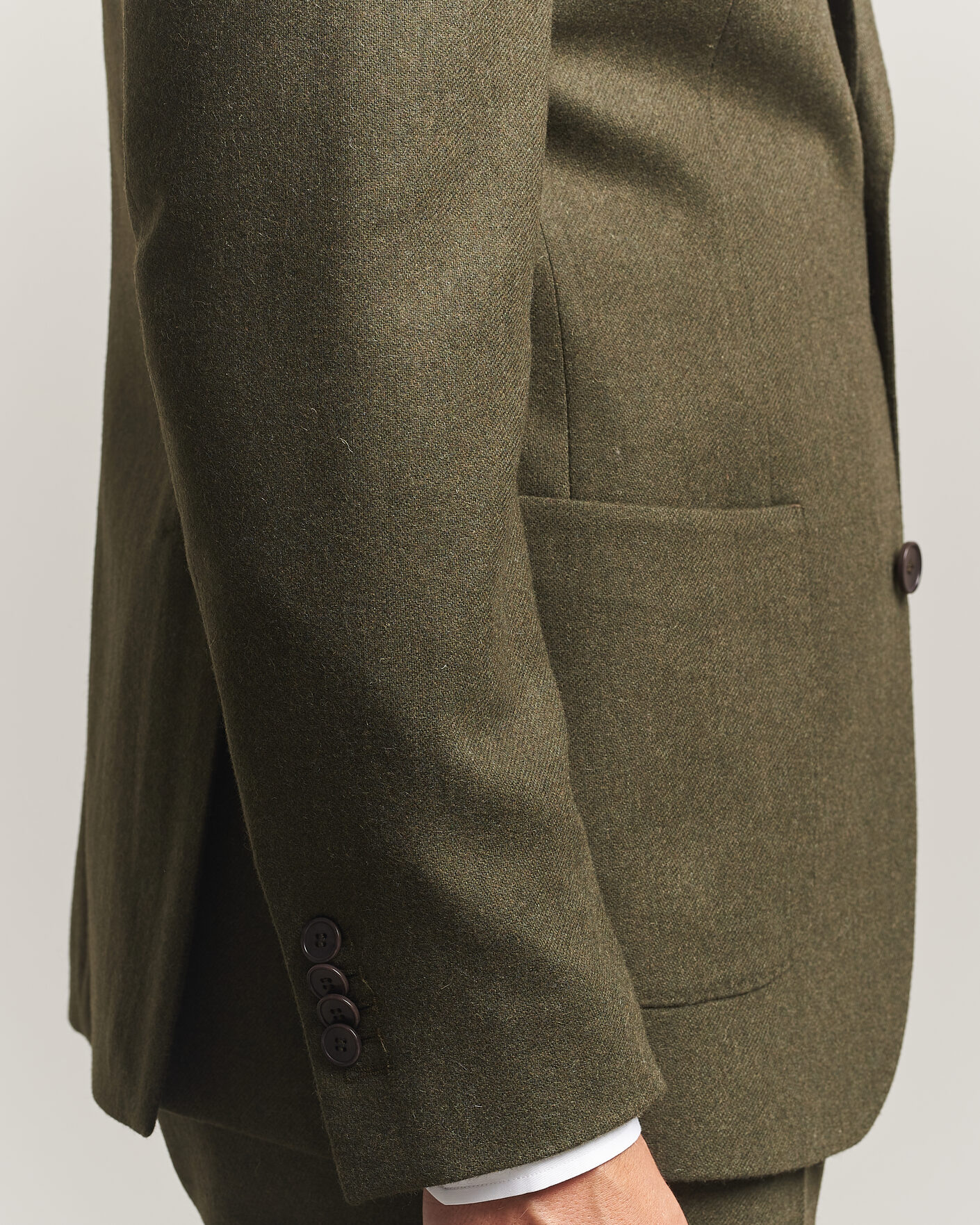 Men | Blazers | Morris | Flannel Suit Blazer Green