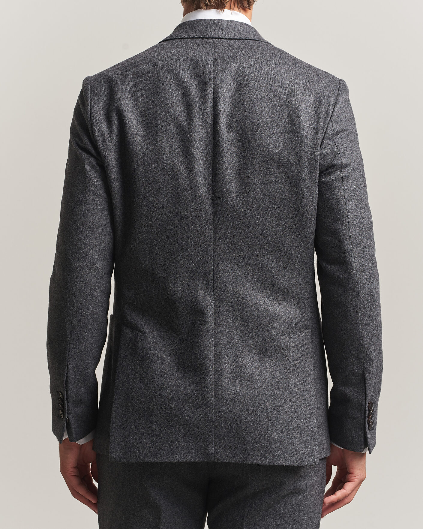 Men | Blazers | Morris | Flannel Suit Blazer Grey
