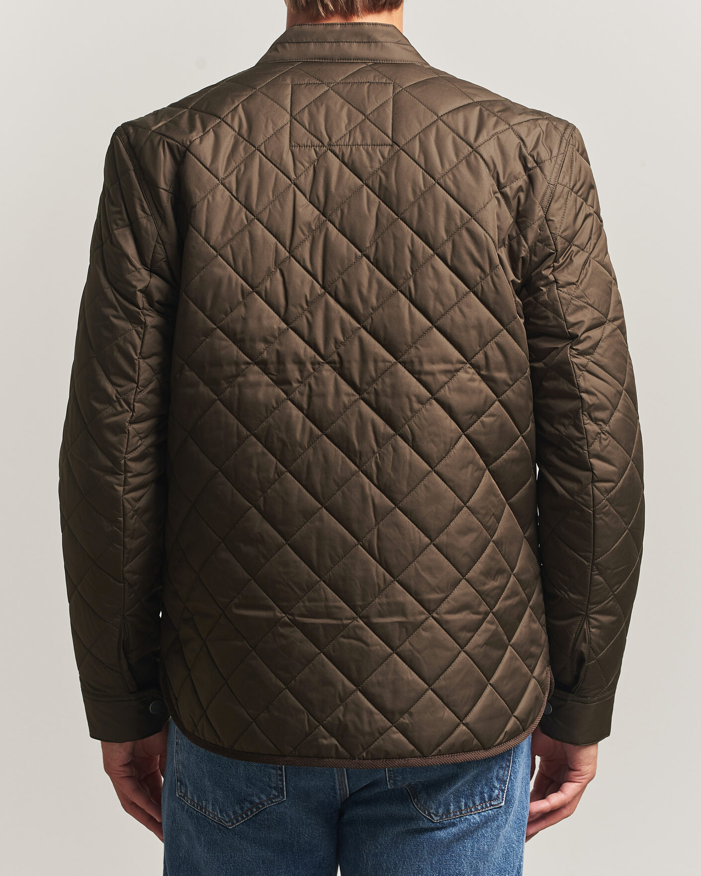 Men | Coats & Jackets | Morris | Teddy Quilted Jacket Brown