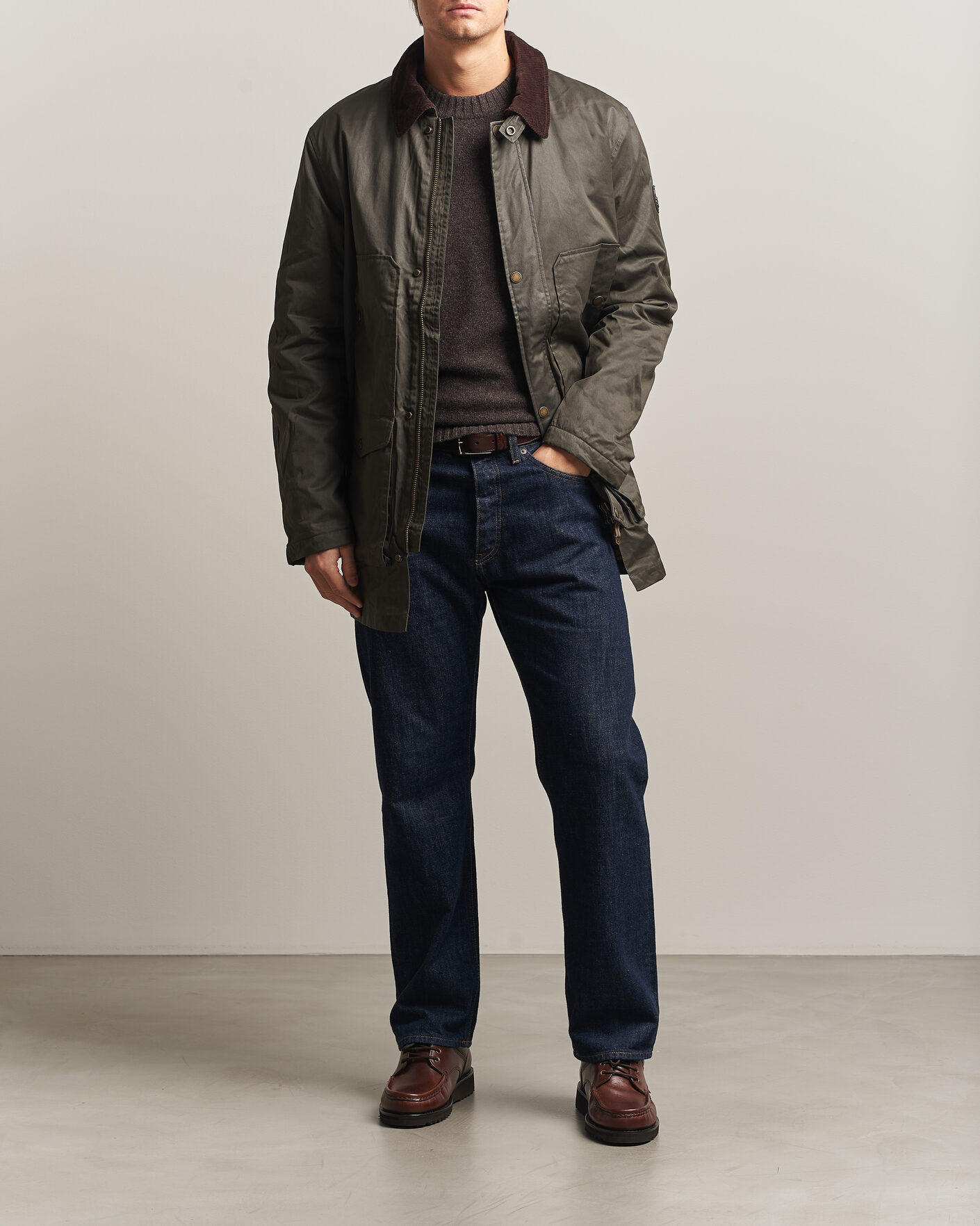 Men | Coats & Jackets | Morris | Mac Vax Jacket Olive