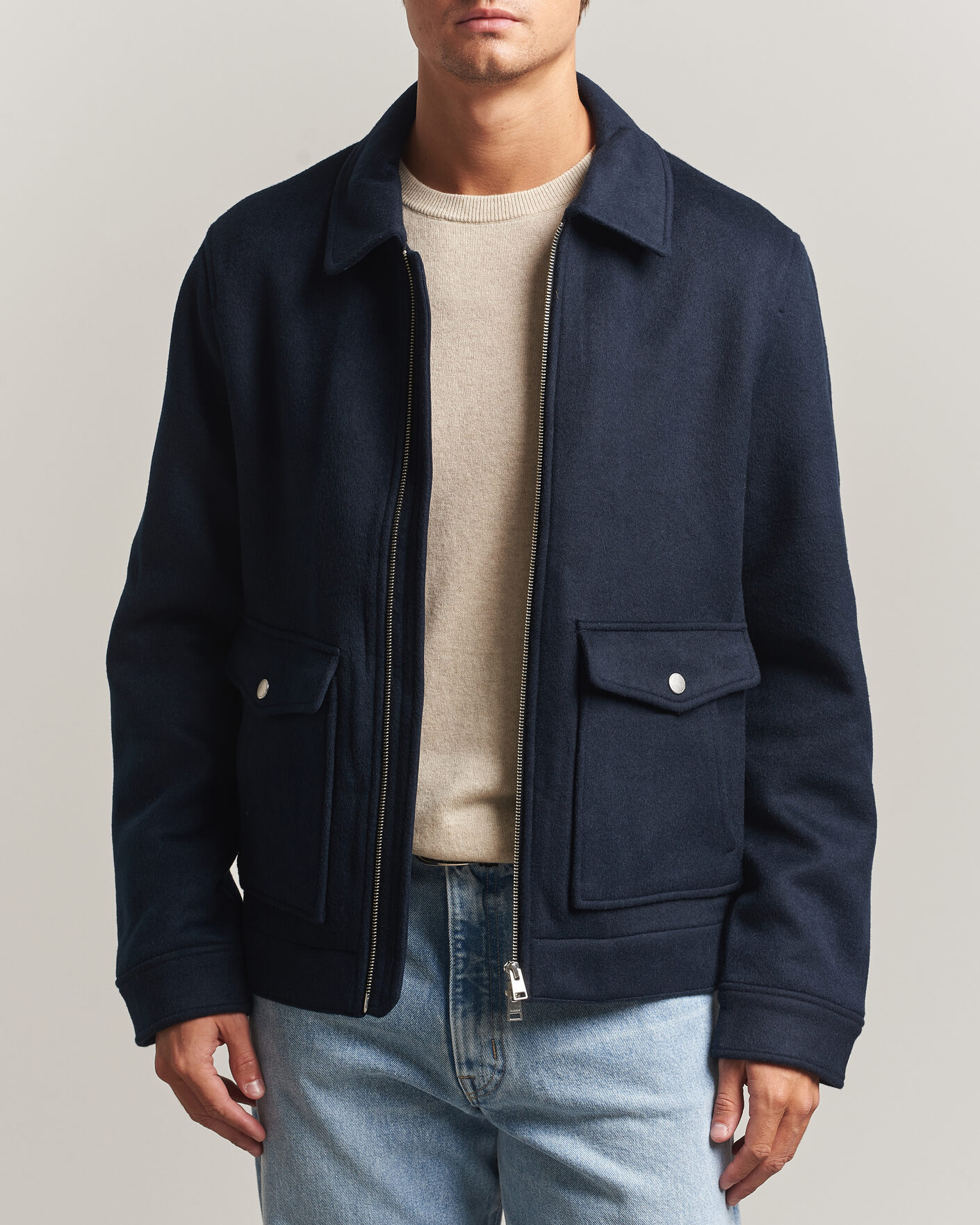 Men | Coats & Jackets | Morris | Wallace Wool Jacket Blue
