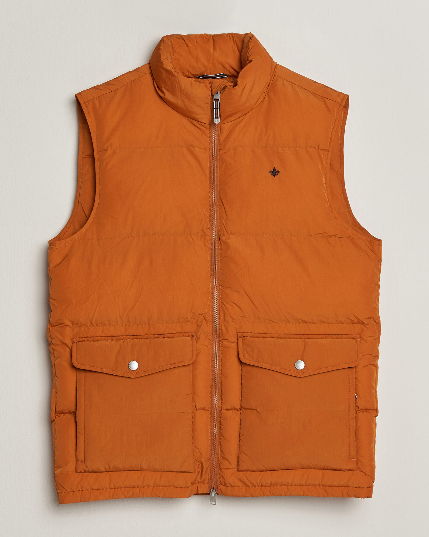 Men | Gilets | Morris | Lennox Puffer Vest Orange