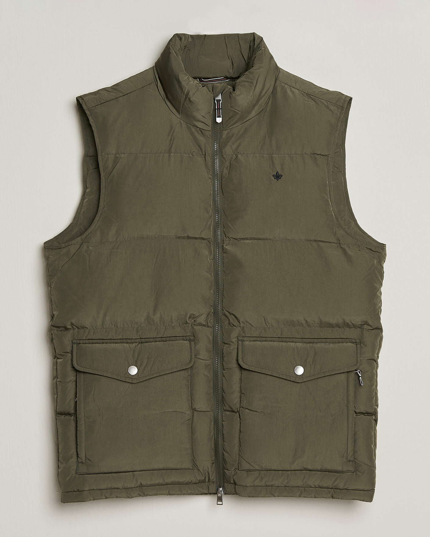 Men | Gilets | Morris | Lennox Puffer Vest Olive
