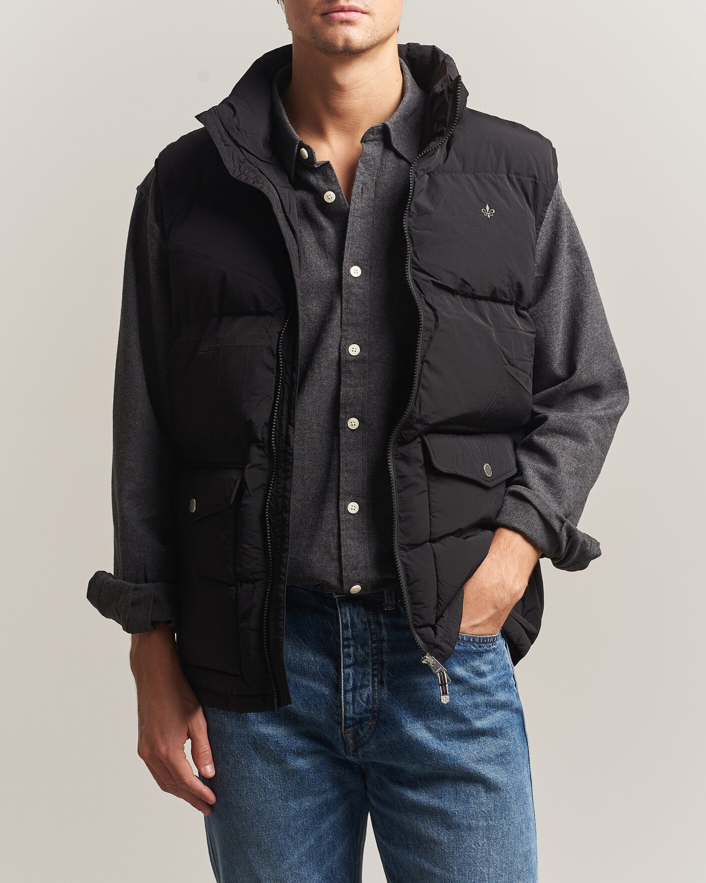 Men | Gilets | Morris | Lennox Puffer Vest Black