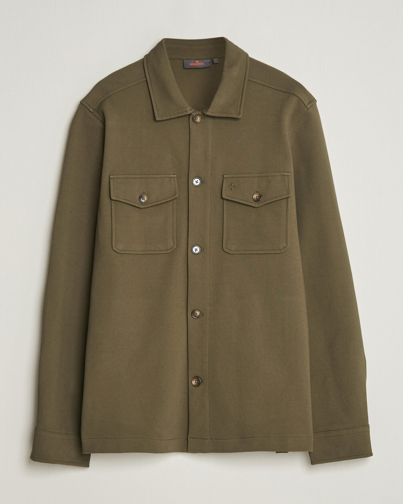 Men | Shirts | Morris | Andrew Jersey Overshirt Olive