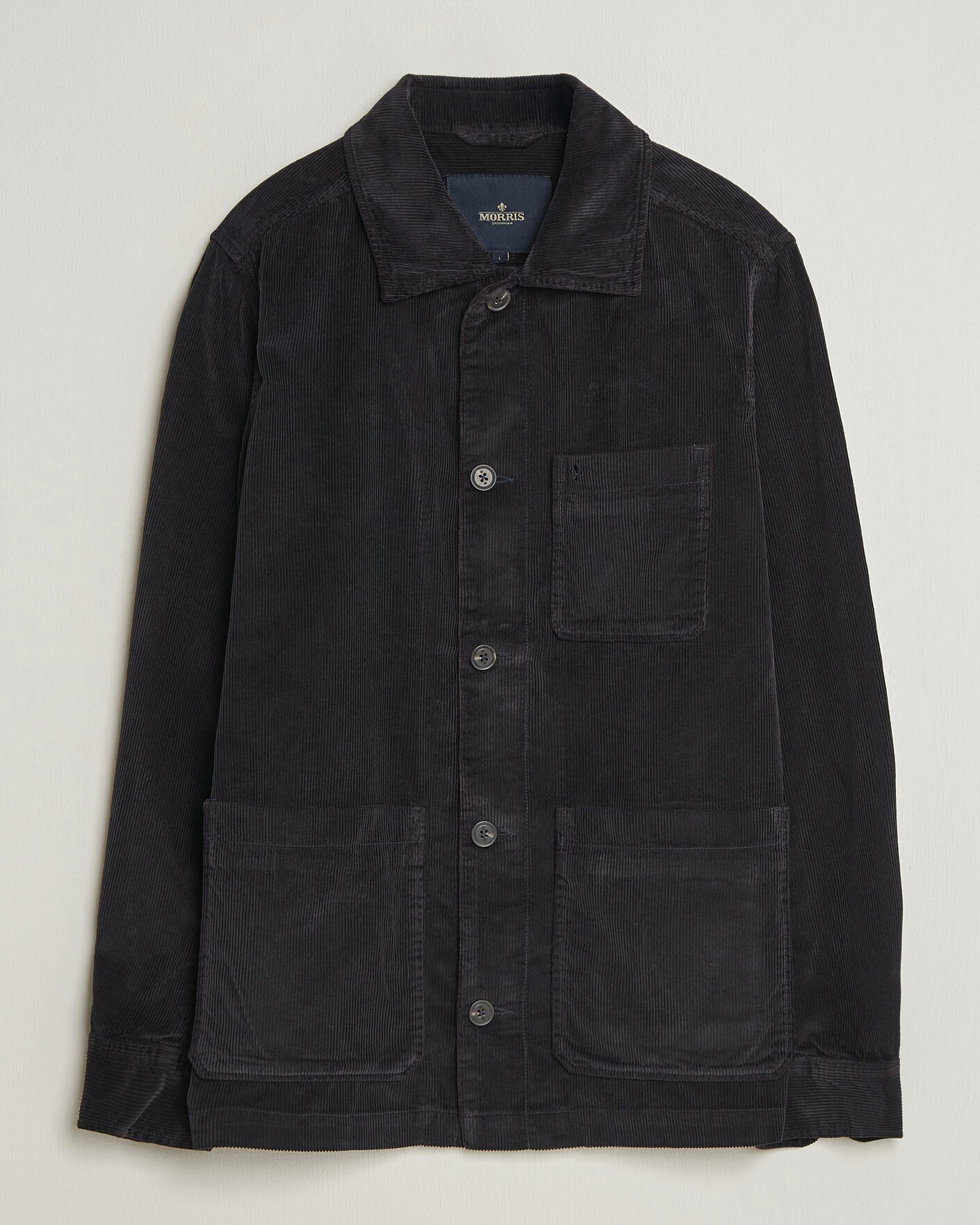 Men | Shirts | Morris | Fenix Cord Shirt Jacket Blue