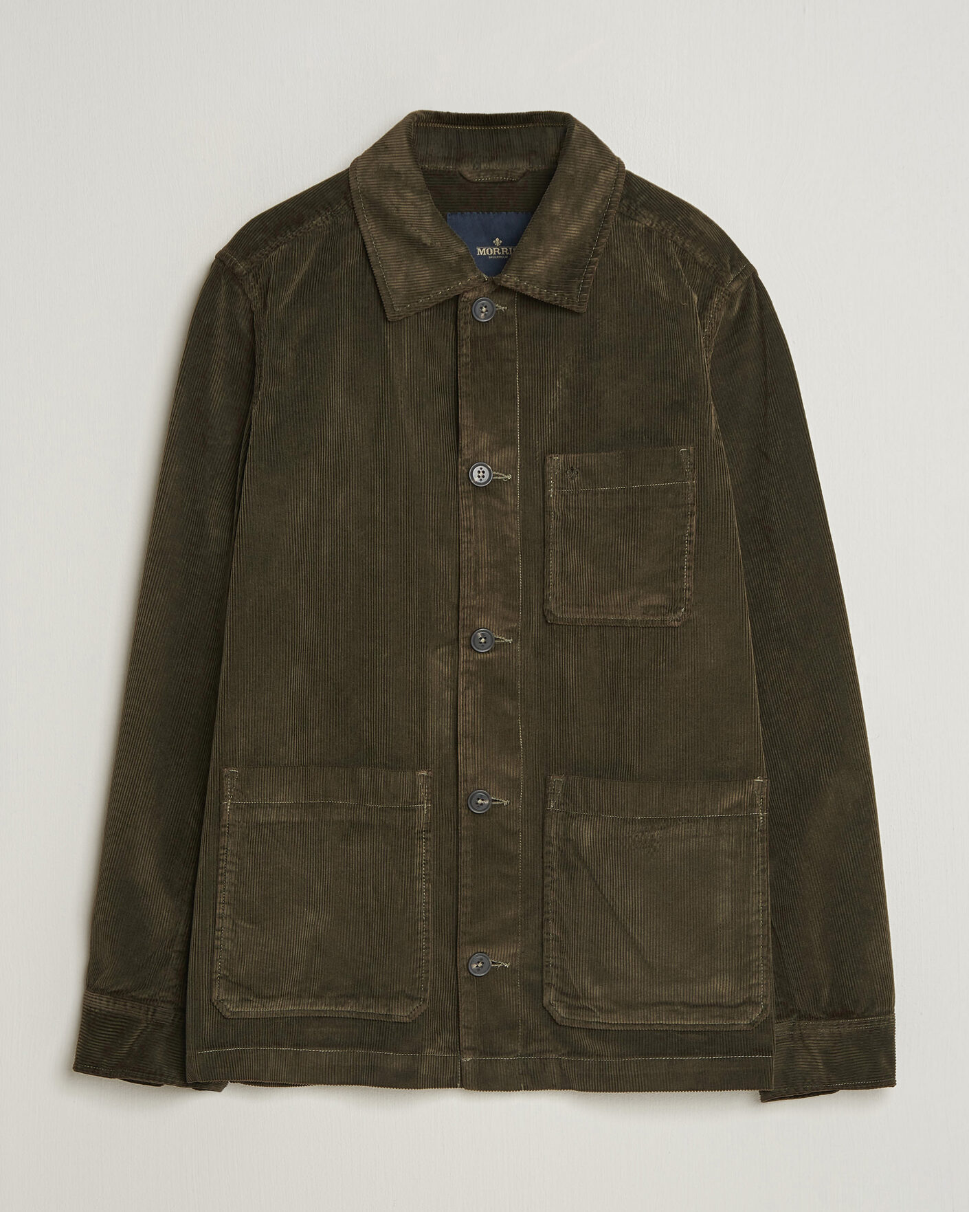 Men | Shirts | Morris | Fenix Cord Shirt Jacket Olive