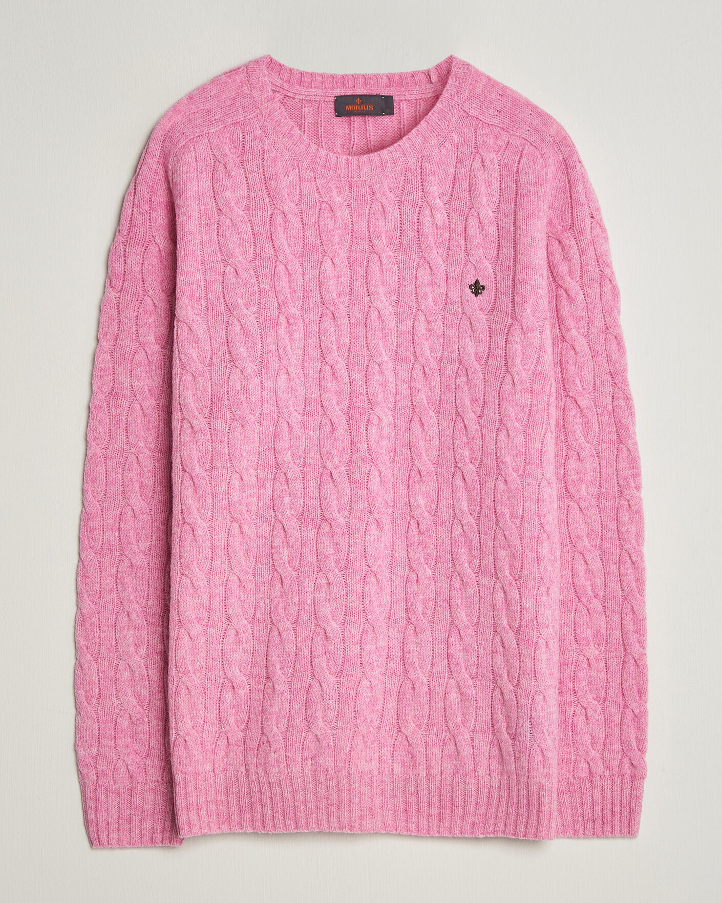 Men | Sweaters & Knitwear | Morris | Archard Cable Sweater Pink