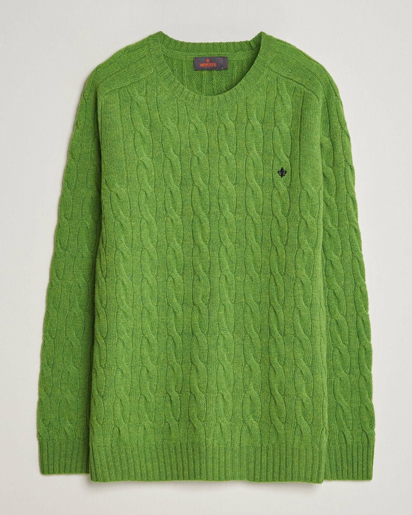 Men | Sweaters & Knitwear | Morris | Archard Cable Sweater Green