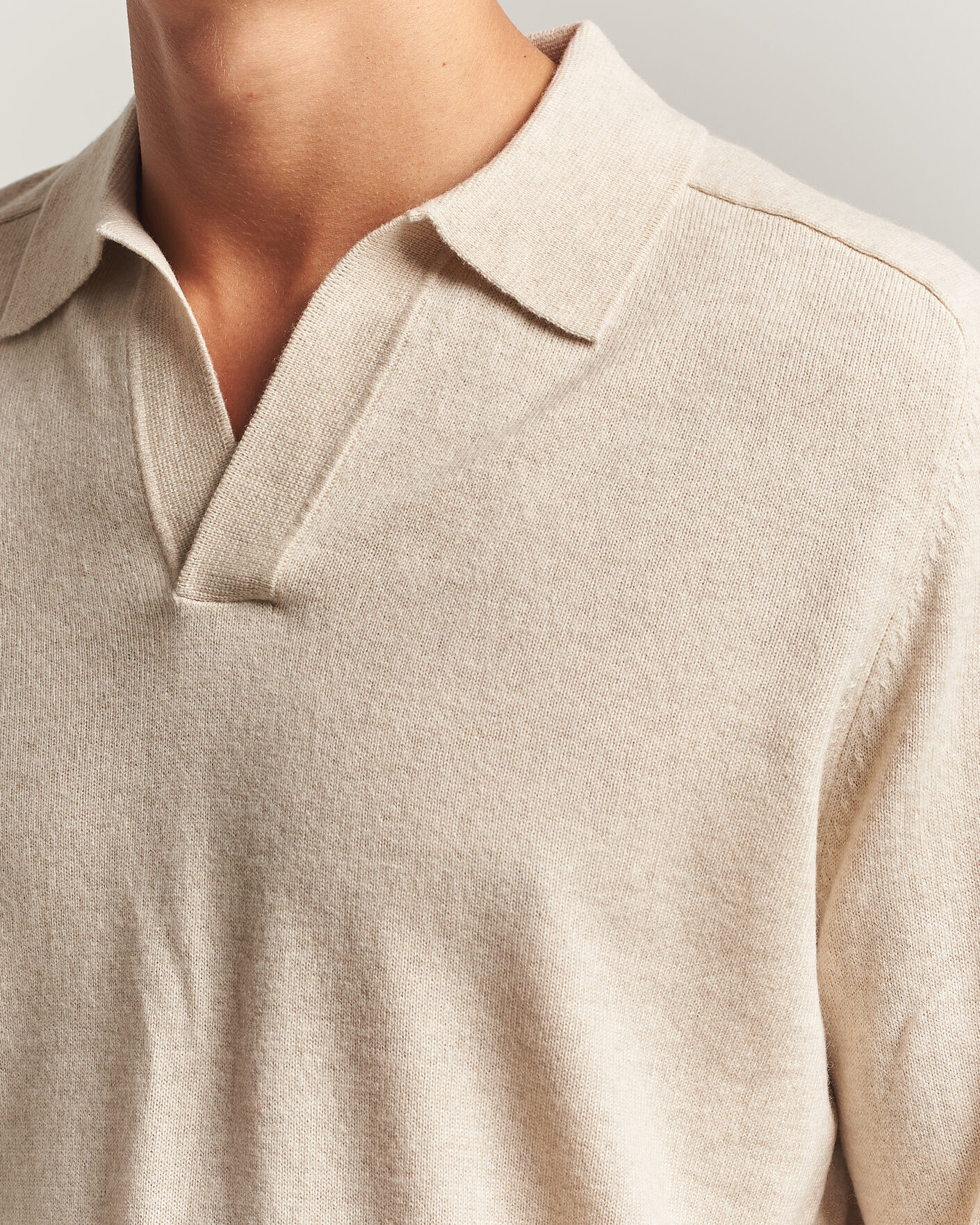 Men | Sweaters & Knitwear | Morris | Wilfred Cashmere Resort Polo Off White