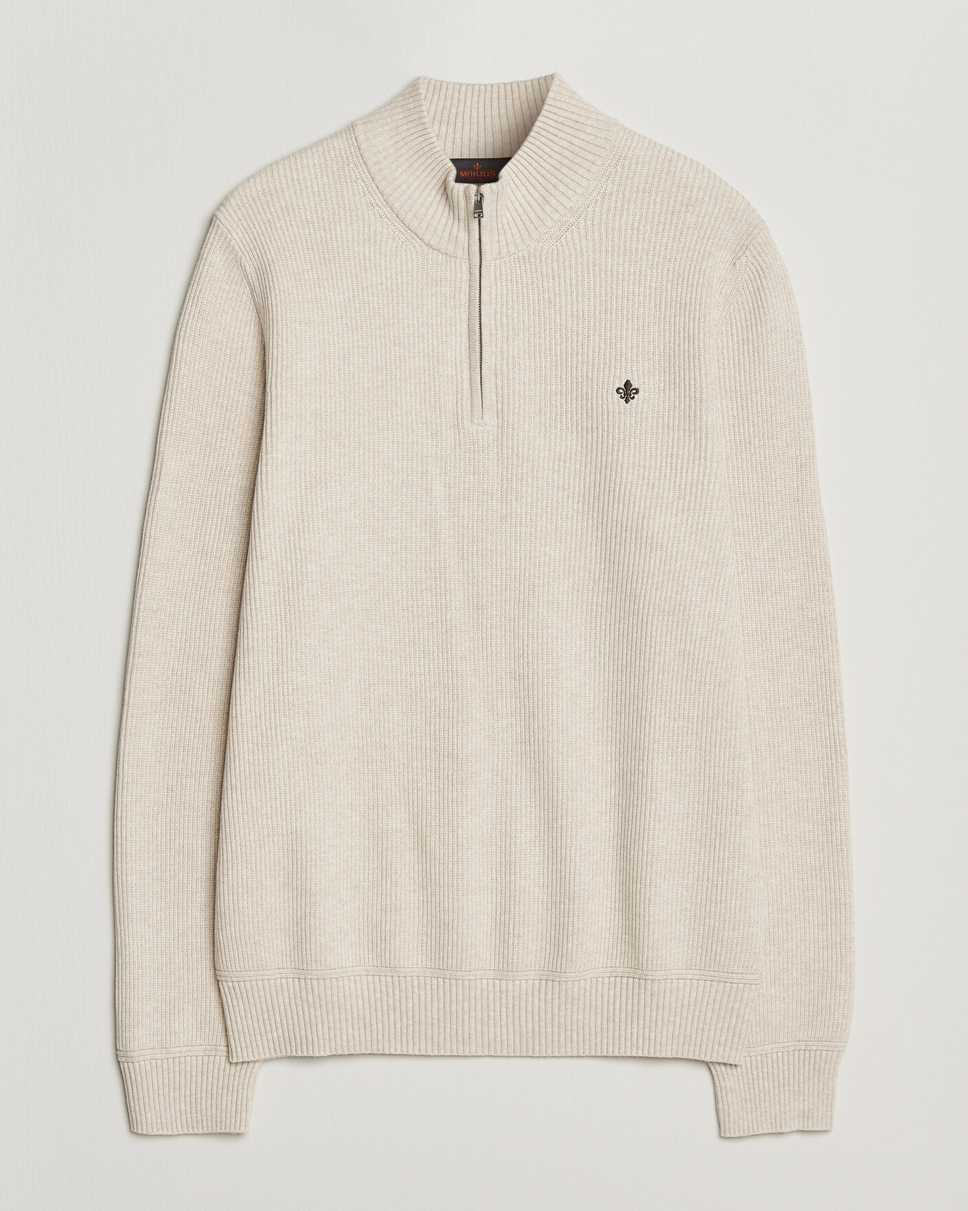 Men | Sweaters & Knitwear | Morris | Colin Half Zip Khaki