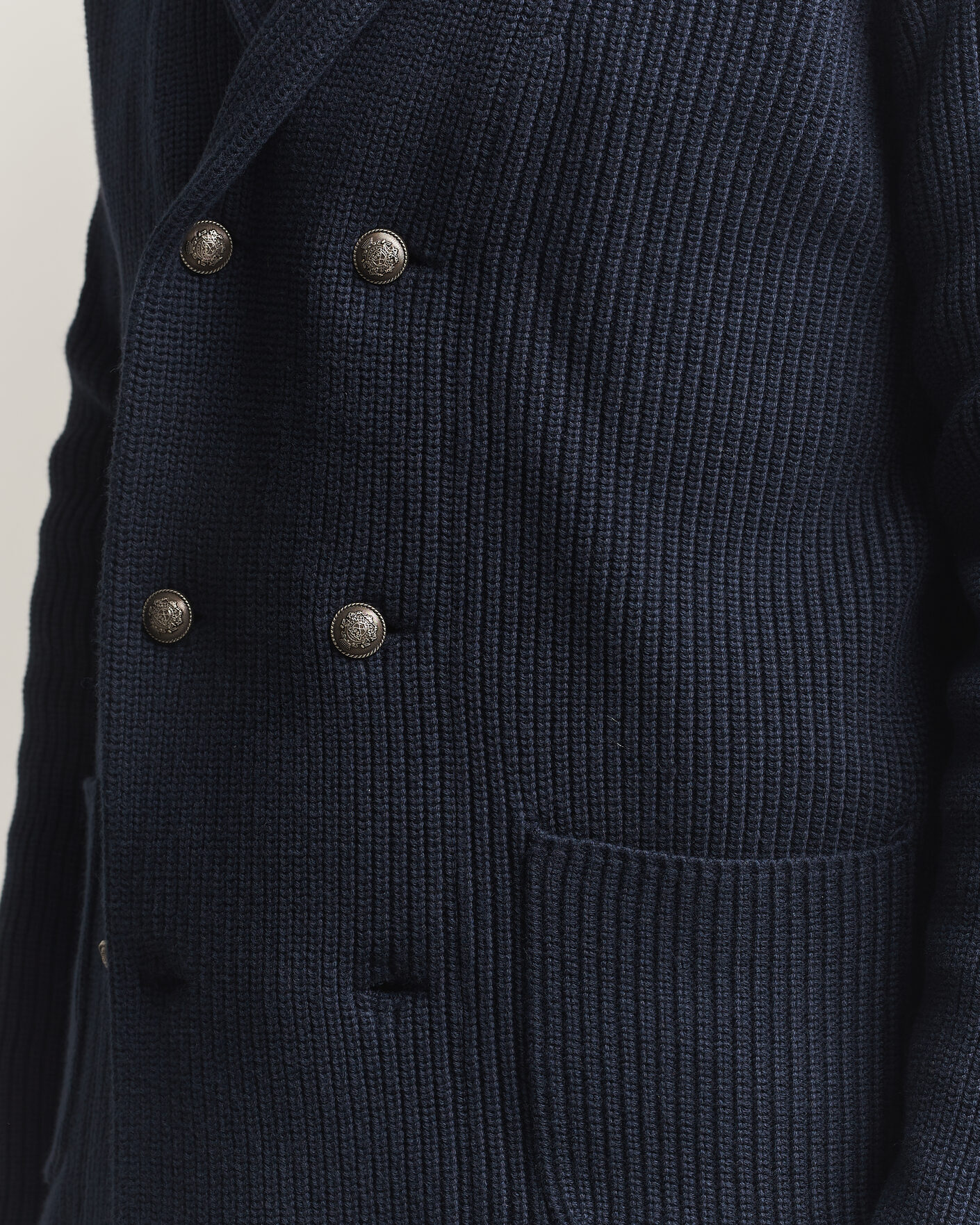 Men | Sweaters & Knitwear | Morris | Brayden DB Shawl Cardigan Navy