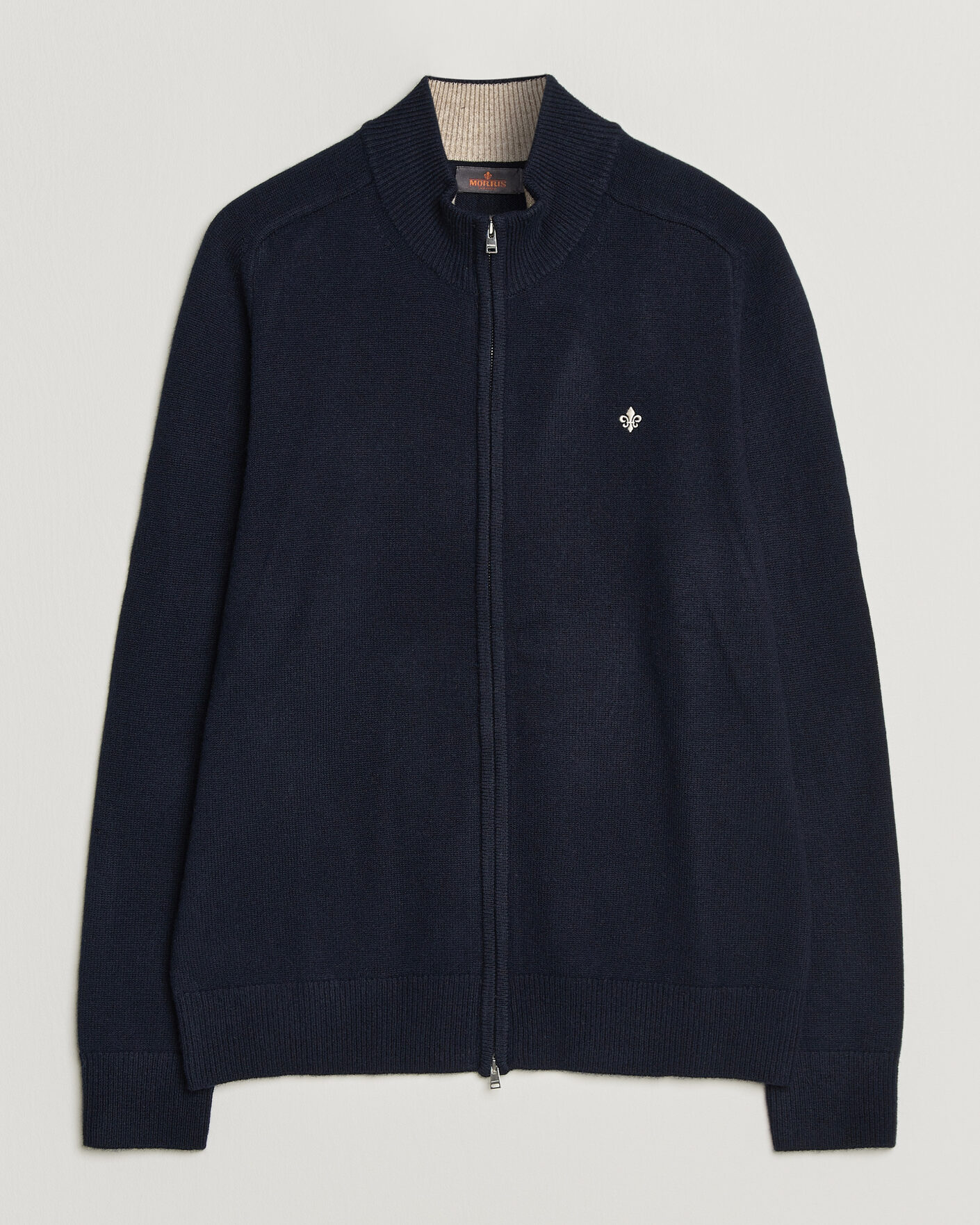 Men | Sweaters & Knitwear | Morris | Hertford Zip Cardigan Navy