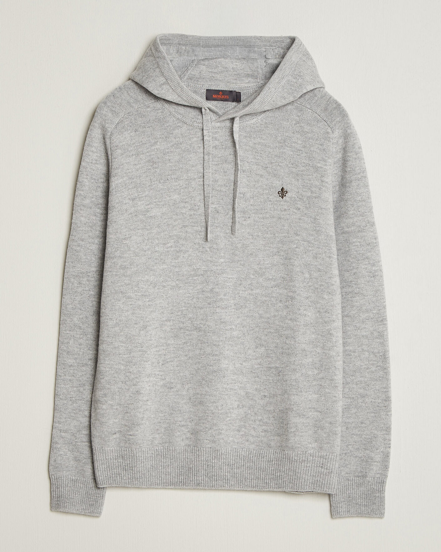 Men | Sweaters & Knitwear | Morris | Hertford Lambswool Hoodie Grey