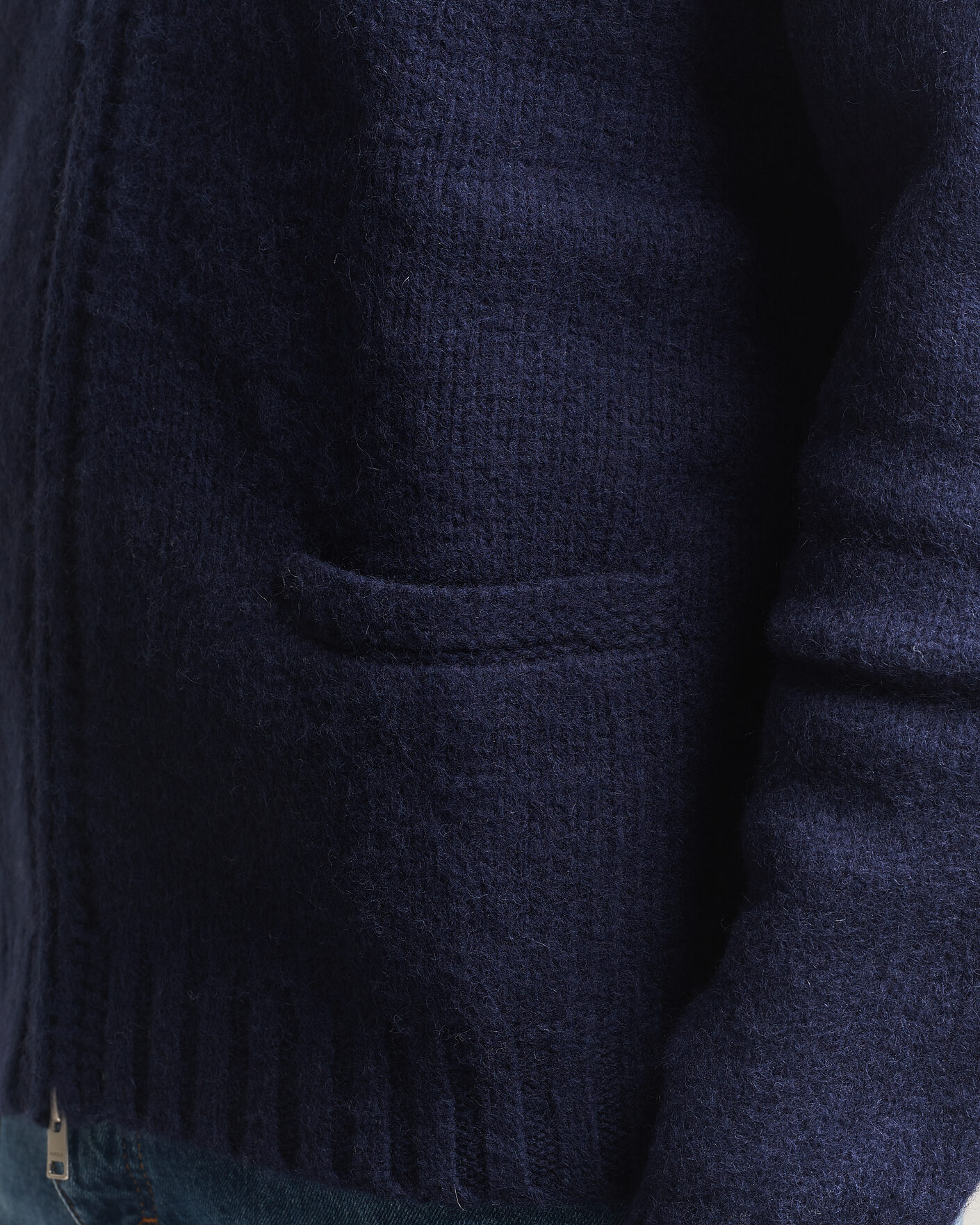 Men | Sweaters & Knitwear | Morris | Boyd Zip Cardigan Navy