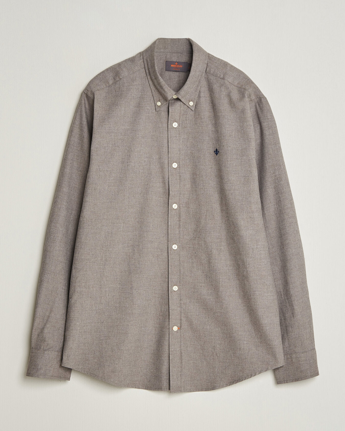Men | Shirts | Morris | Watts Flannel Shirt Grey