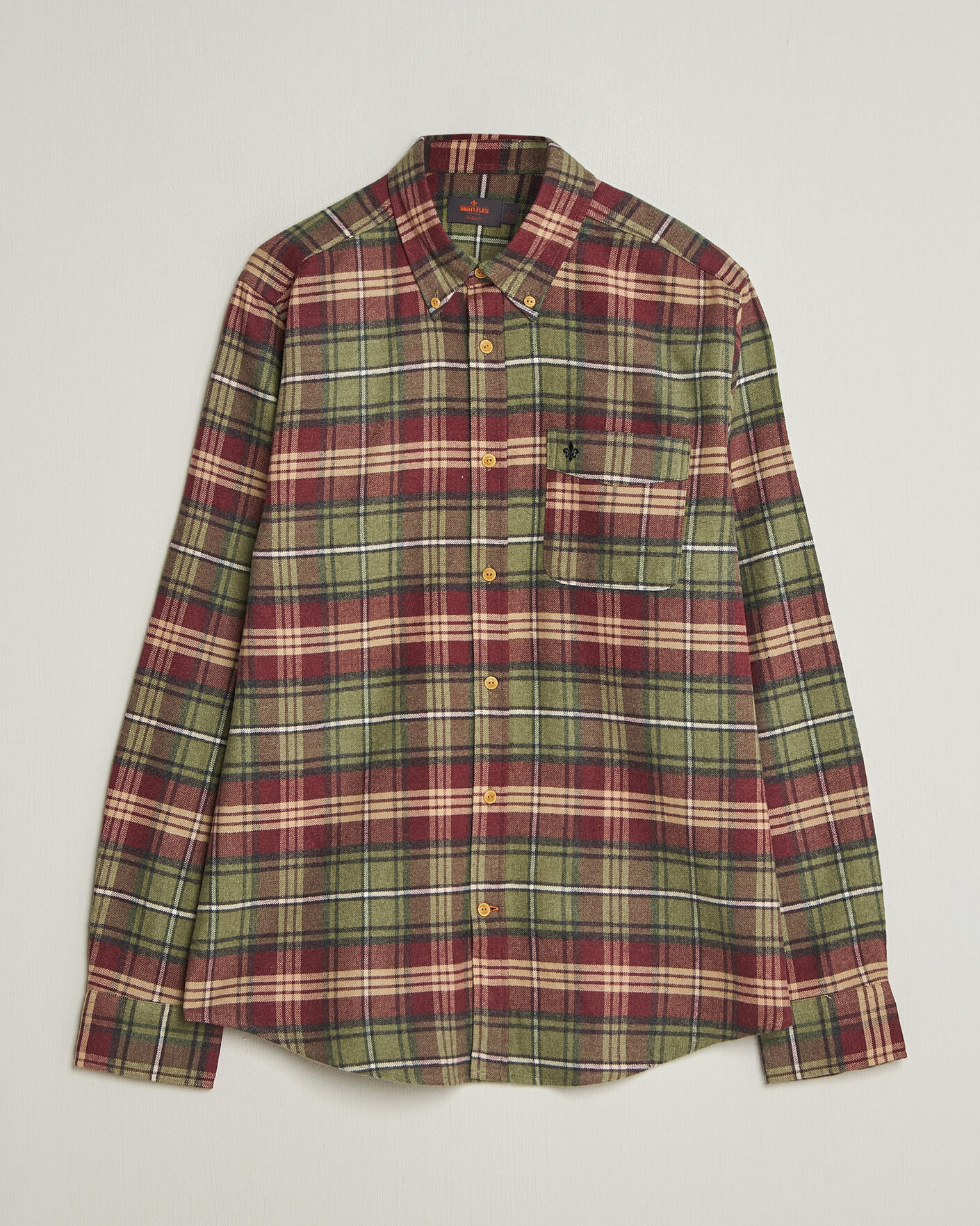 Men | Shirts | Morris | Flanell Big Check Shirt Green