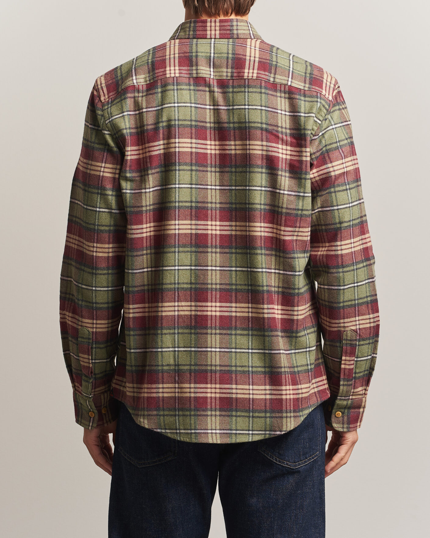 Men | Shirts | Morris | Flanell Big Check Shirt Green