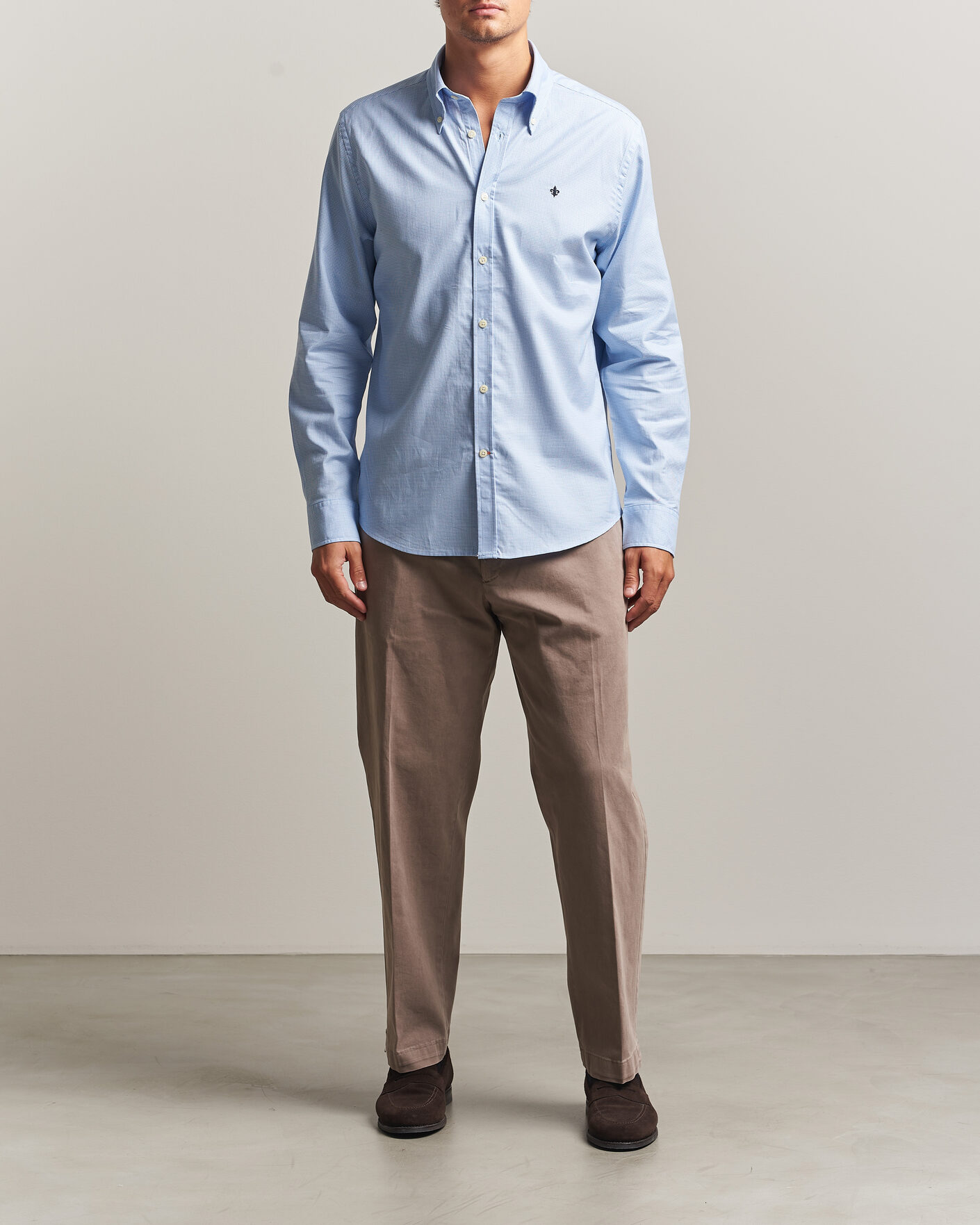 Men | Shirts | Morris | Fine Oxford Shirt Light Blue