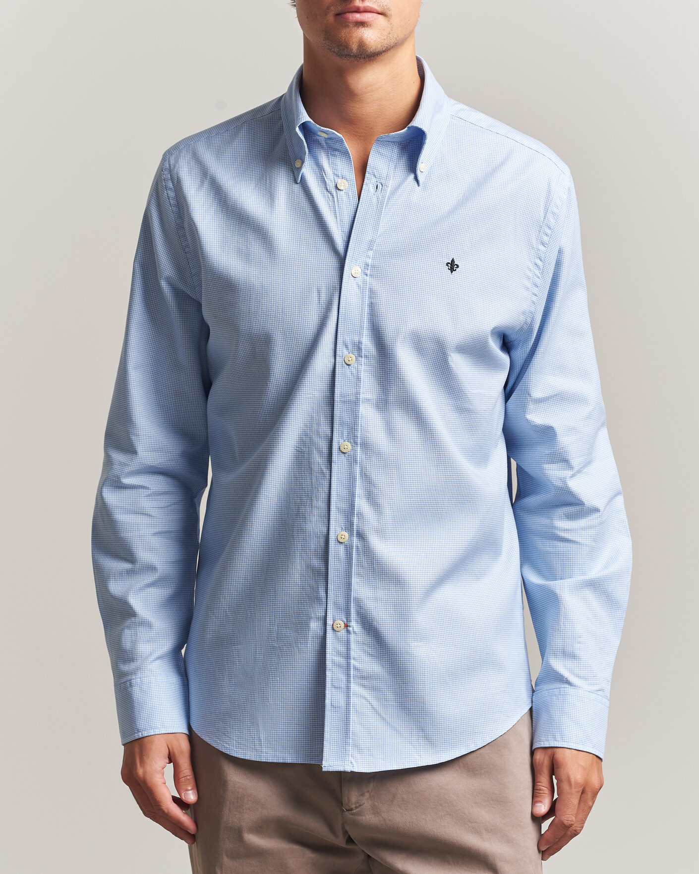 Men | Shirts | Morris | Fine Oxford Shirt Light Blue