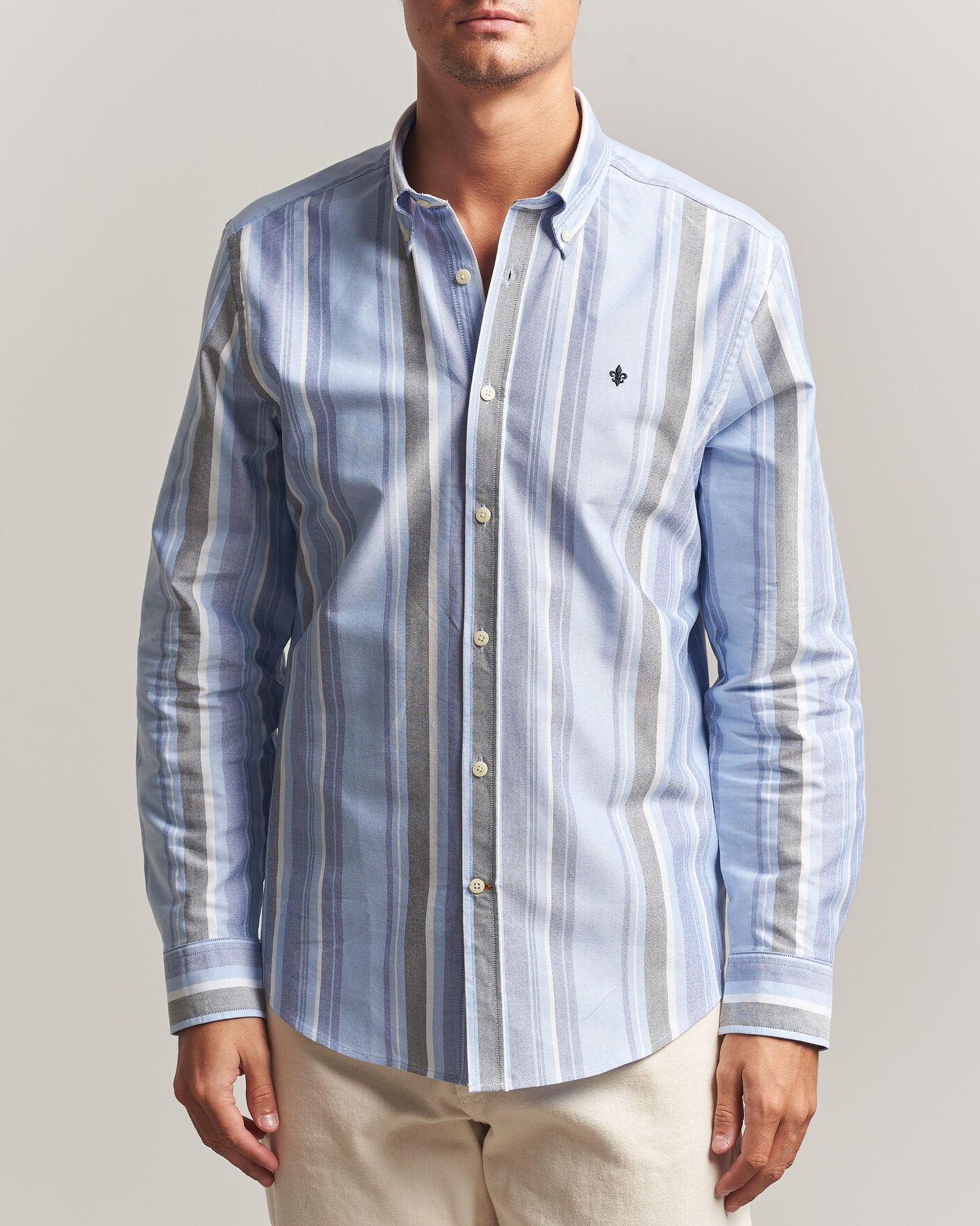 Men | Shirts | Morris | Happy Oxford Shirt Blue