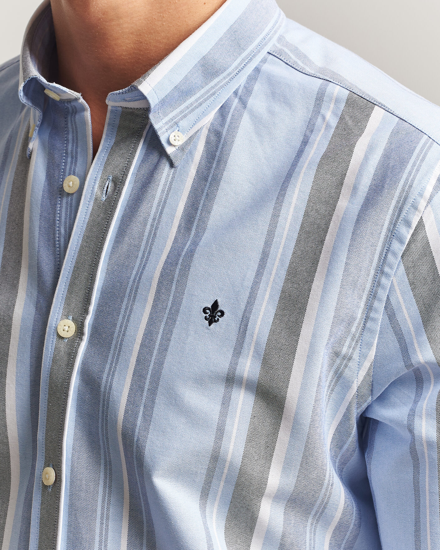 Men | Shirts | Morris | Happy Oxford Shirt Blue