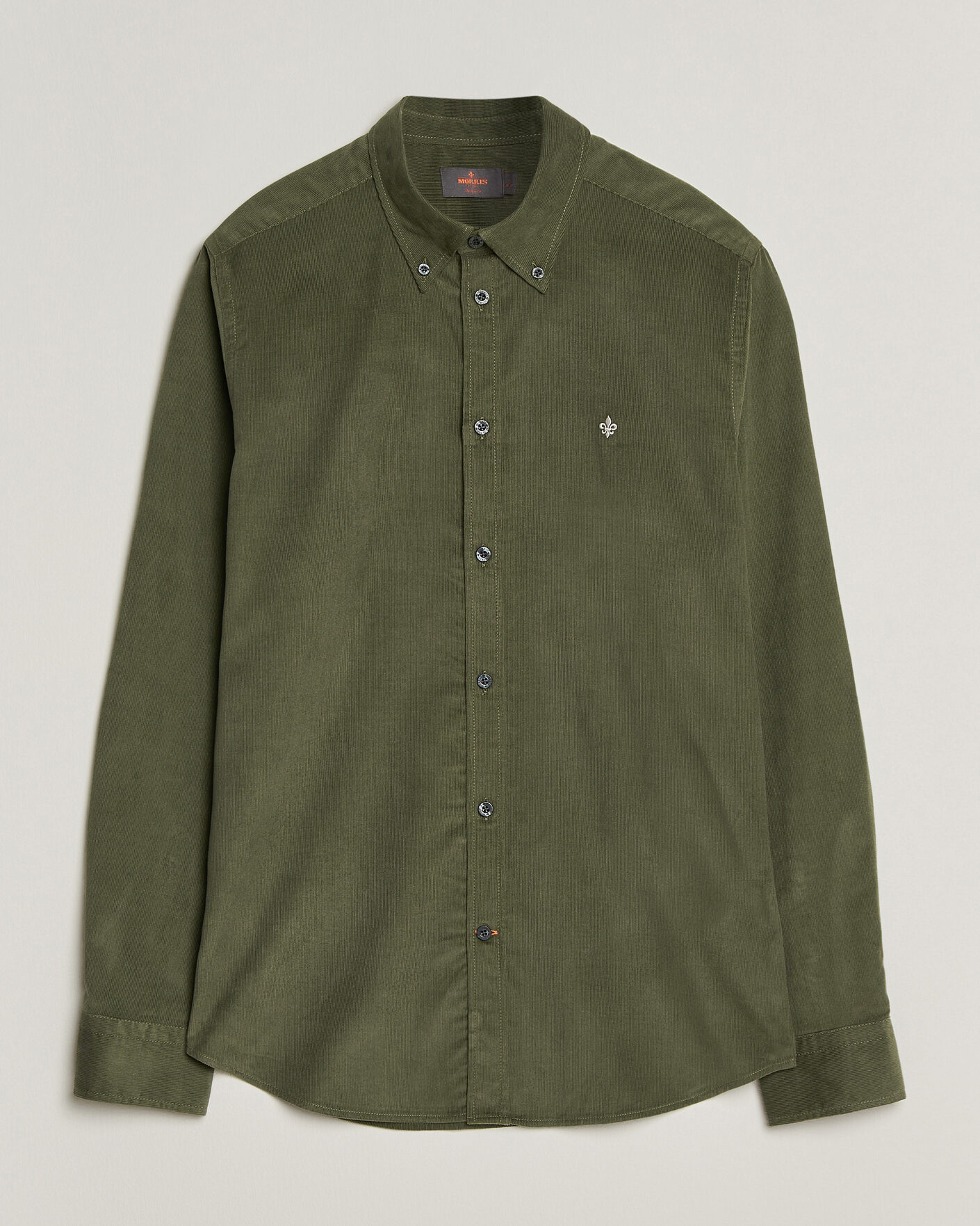 Men | Shirts | Morris | Douglas Cord Shirt Olive
