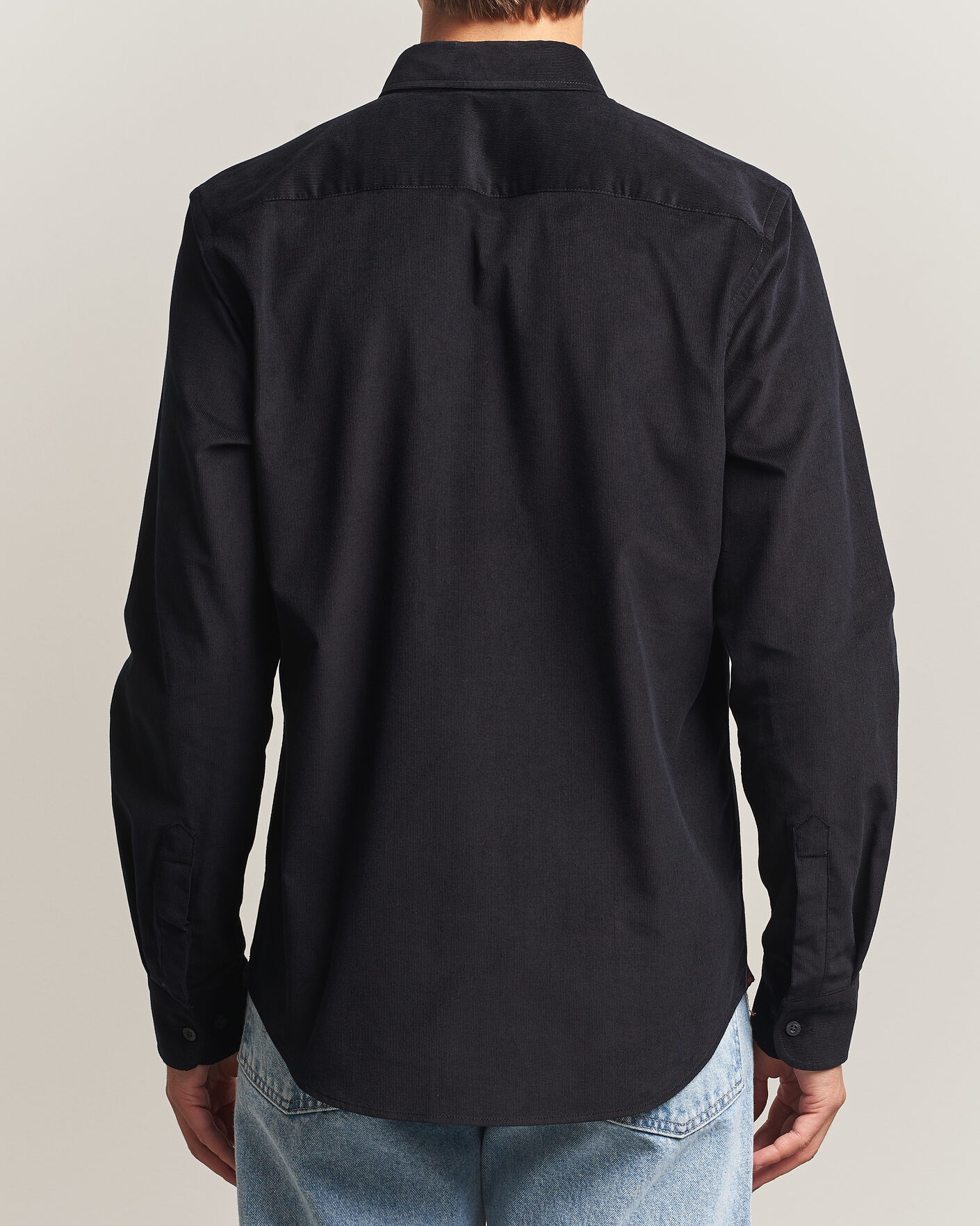 Men | Shirts | Morris | Douglas Cord Shirt Grey