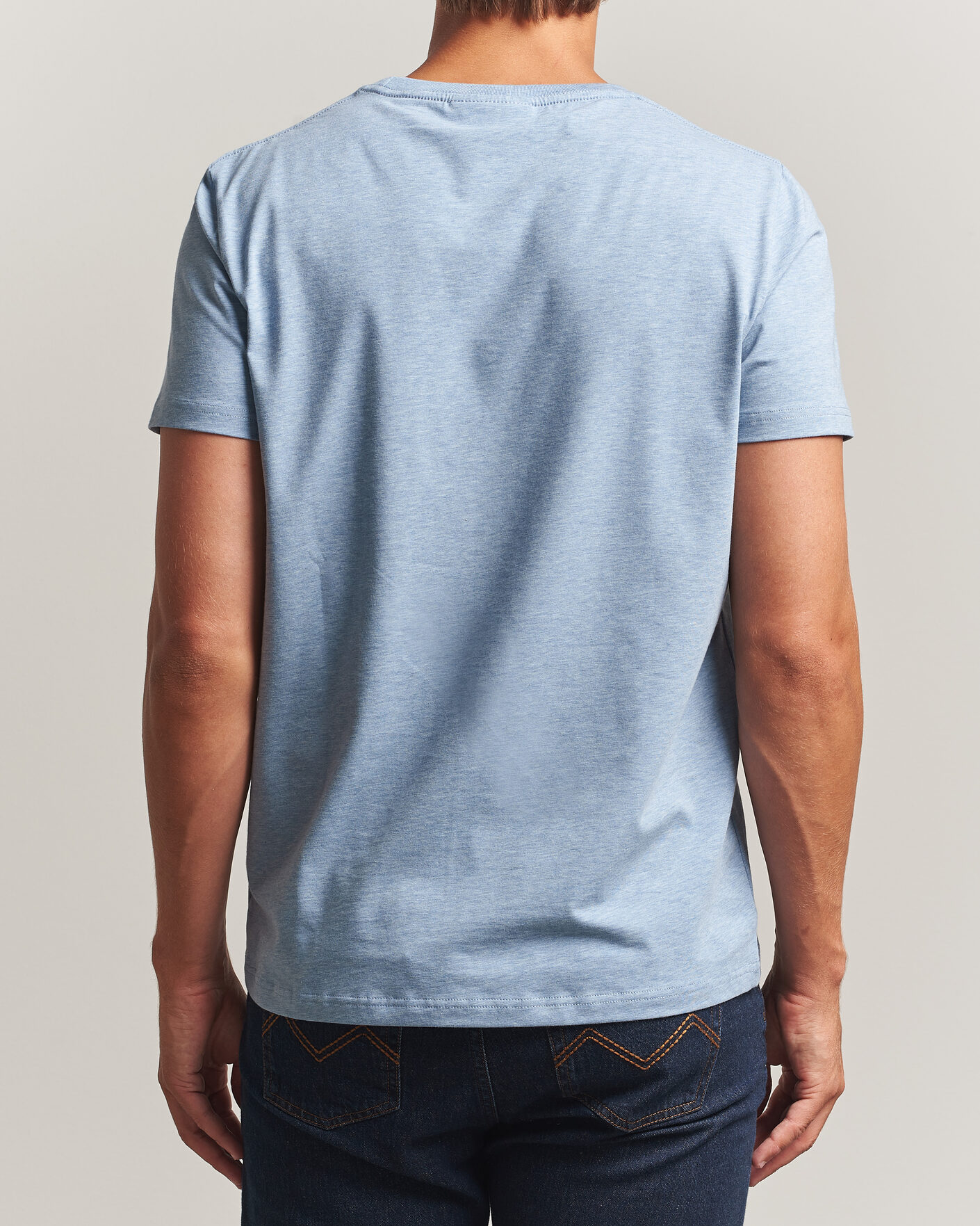 Men | T-Shirts | Morris | James Crew Neck T-Shirt Blue