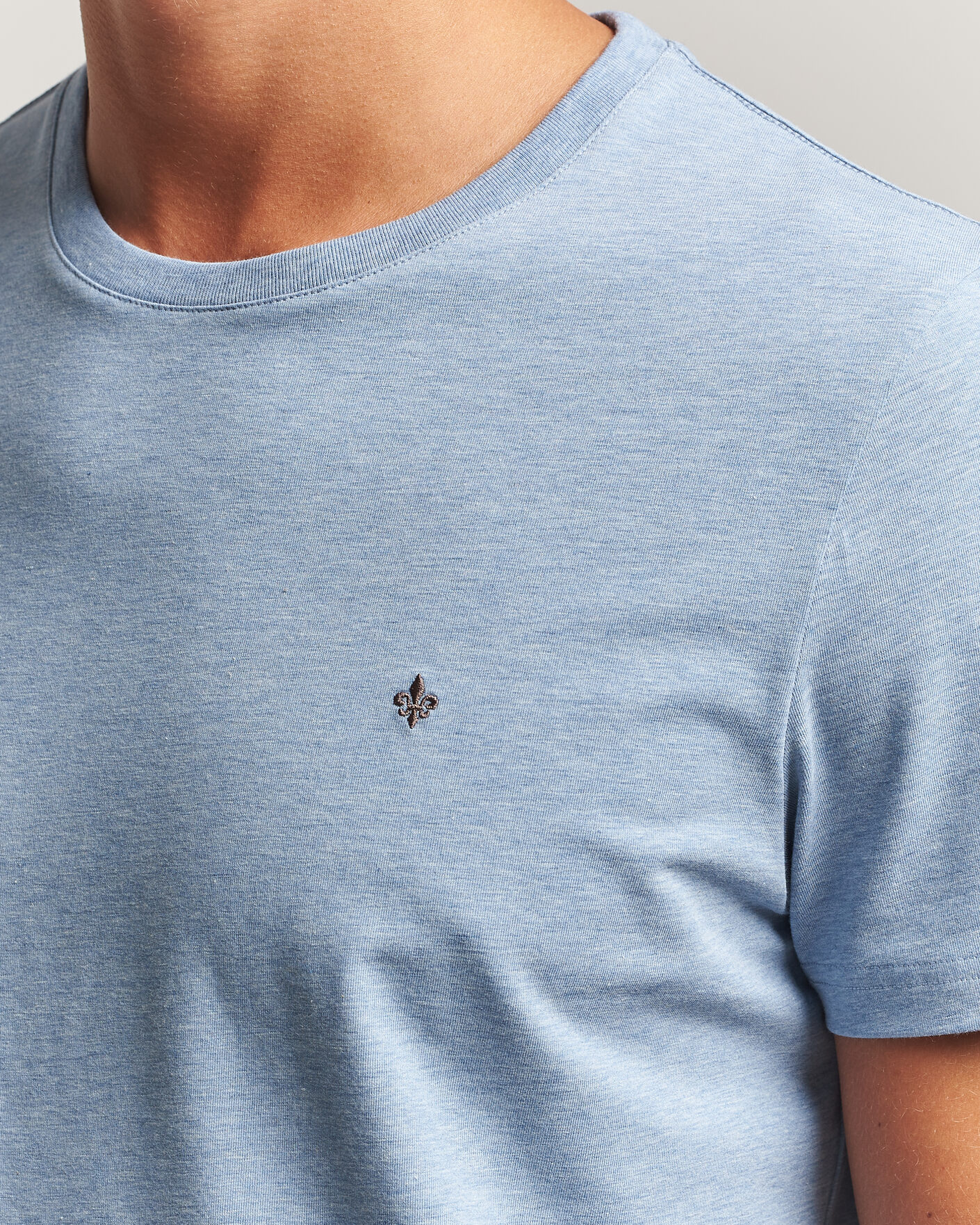 Men | T-Shirts | Morris | James Crew Neck T-Shirt Blue