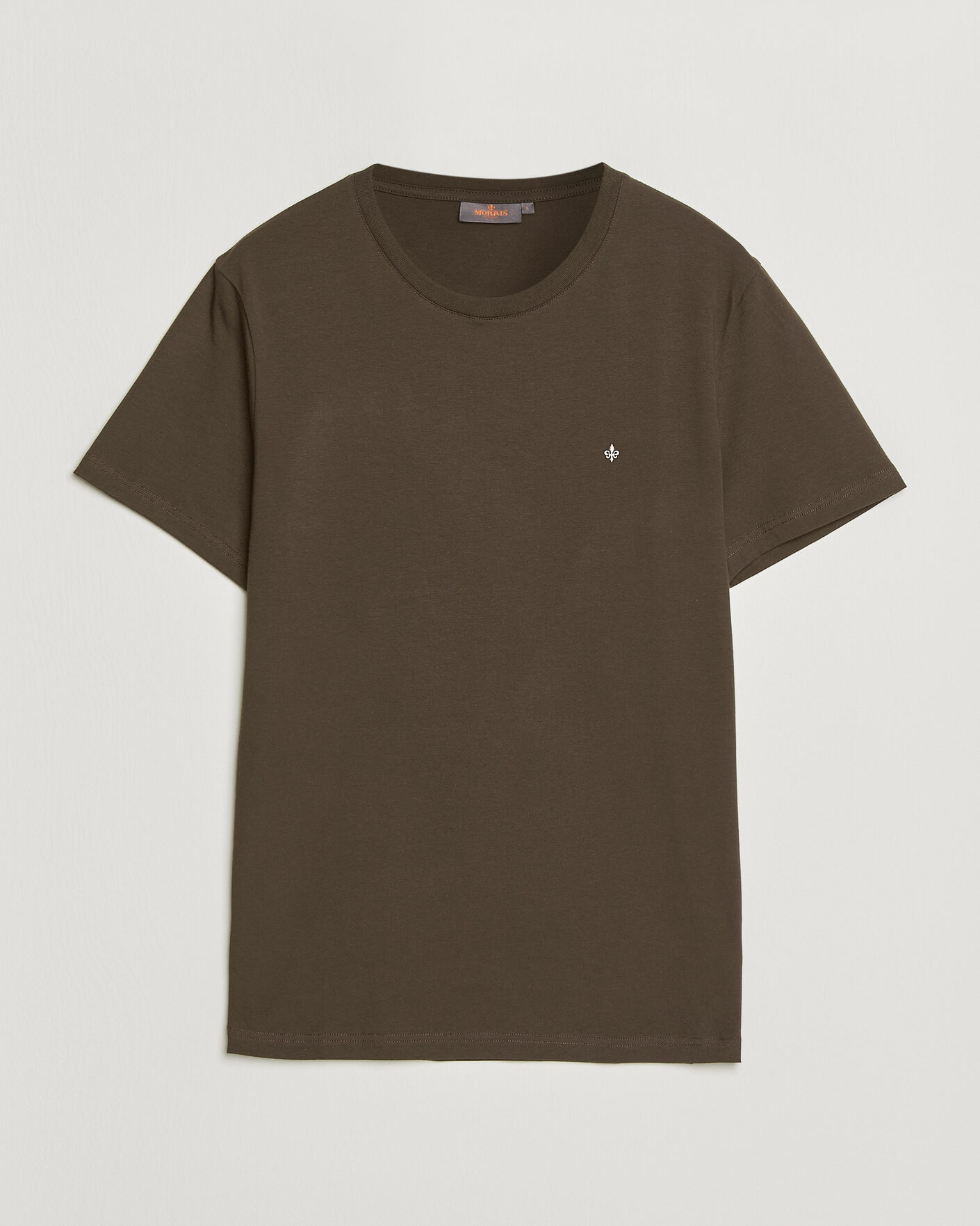 Men | T-Shirts | Morris | James Crew Neck T-Shirt Brown