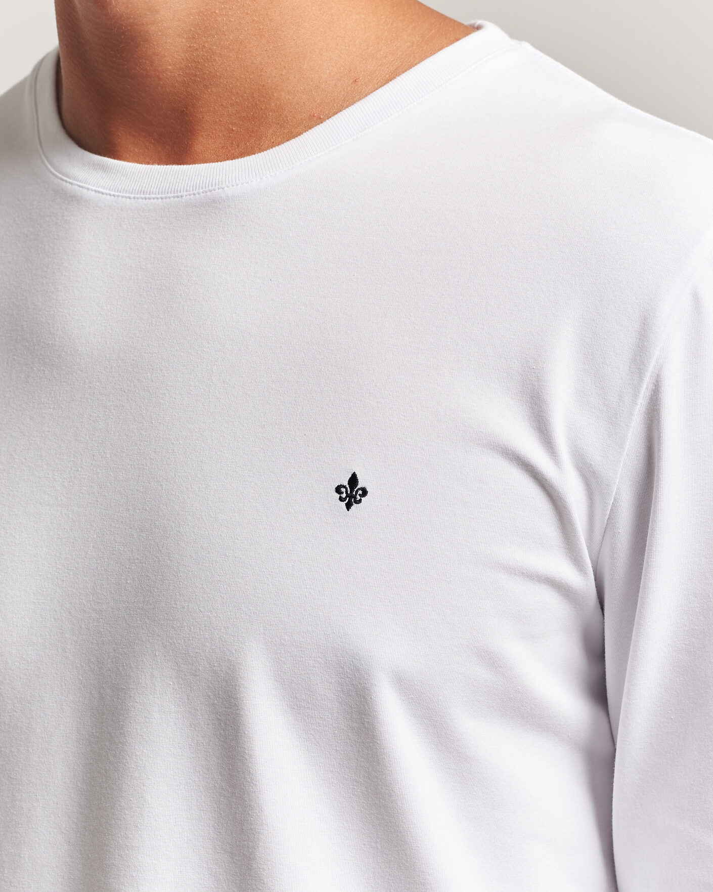 Men | T-Shirts | Morris | James Long Sleeve T-Shirt White