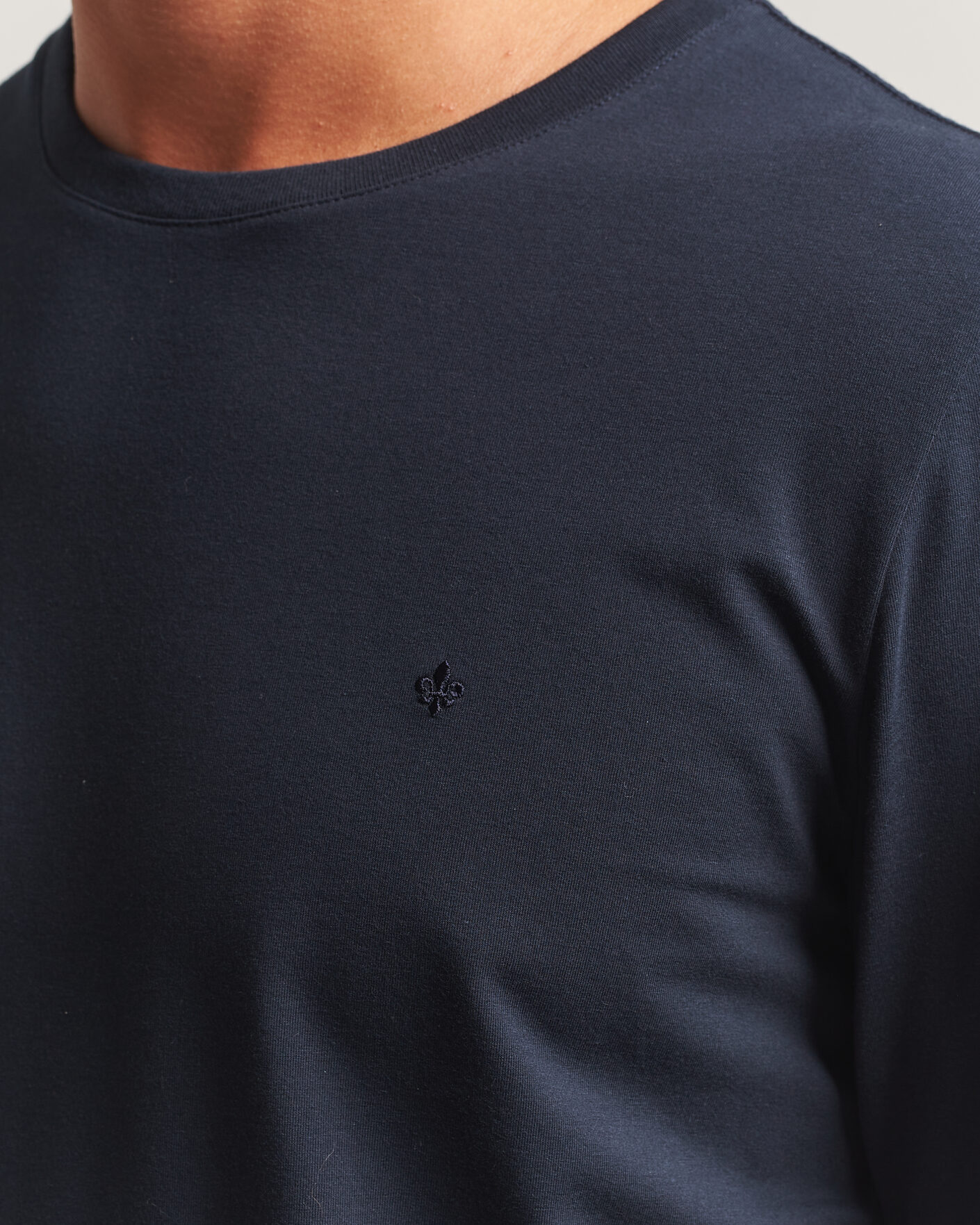 Men | T-Shirts | Morris | James Long Sleeve T-Shirt Old Blue