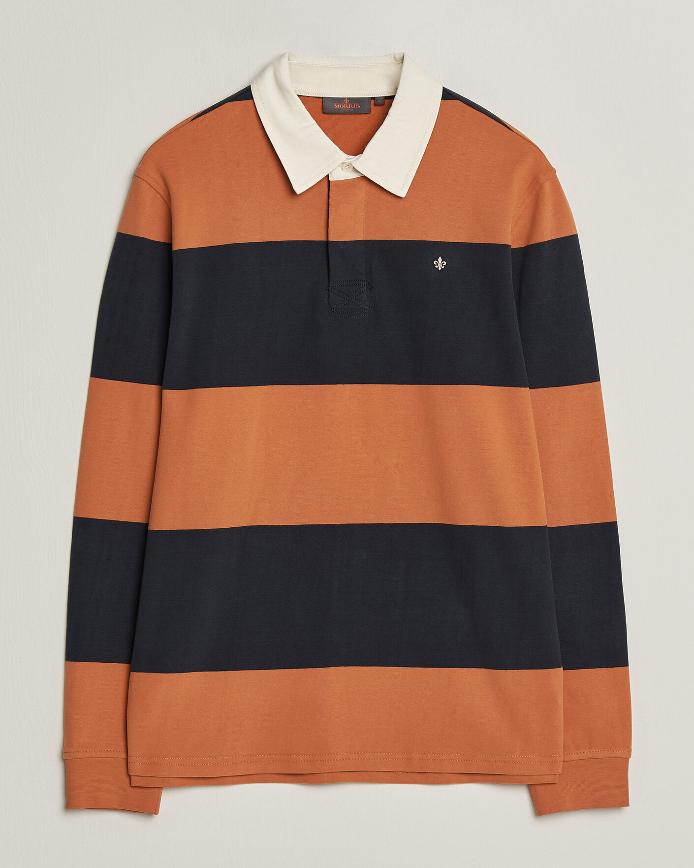 Men | Sweaters & Knitwear | Morris | Graham Rugger Orange