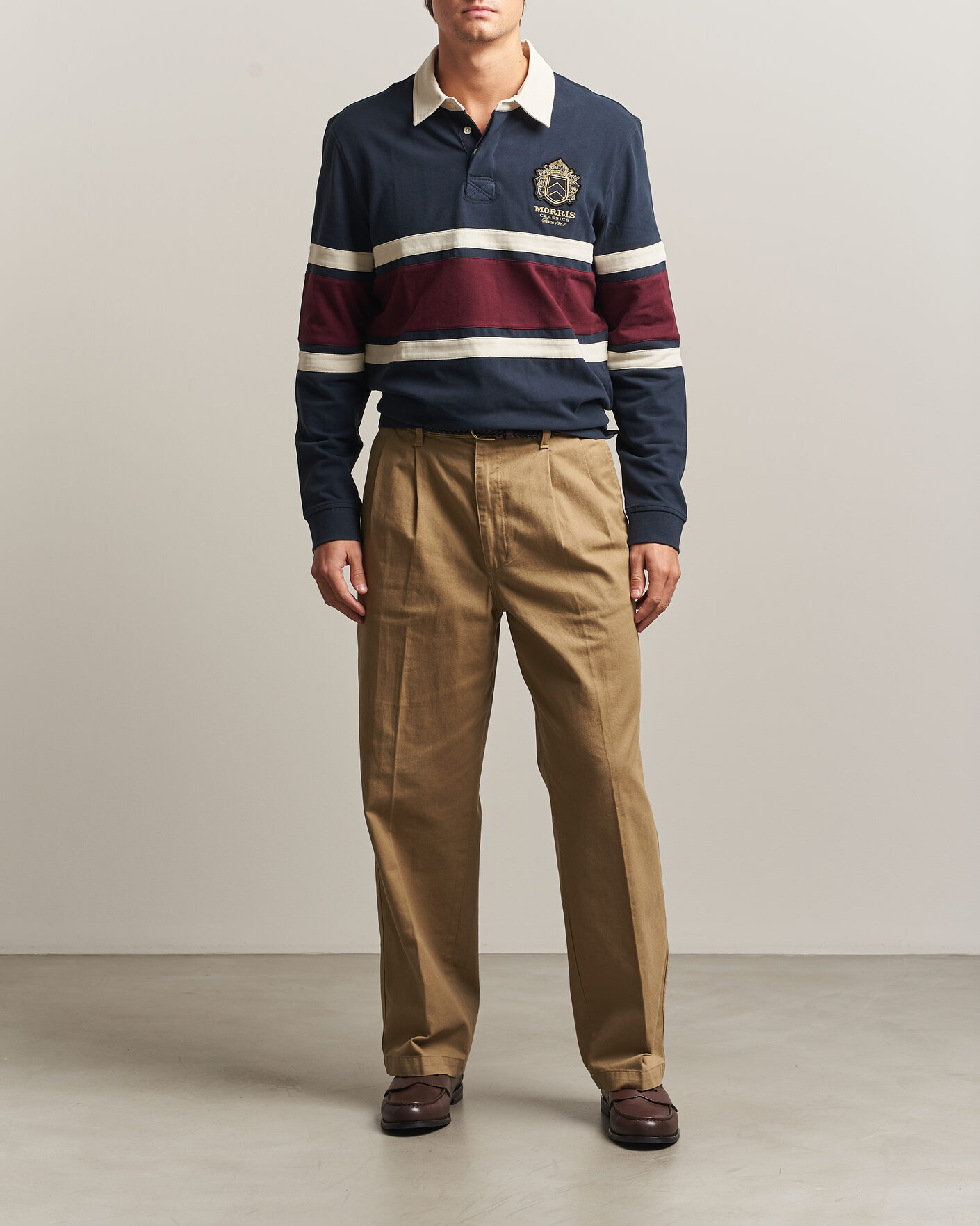 Men | Sweaters & Knitwear | Morris | Harold Rugger Old Blue