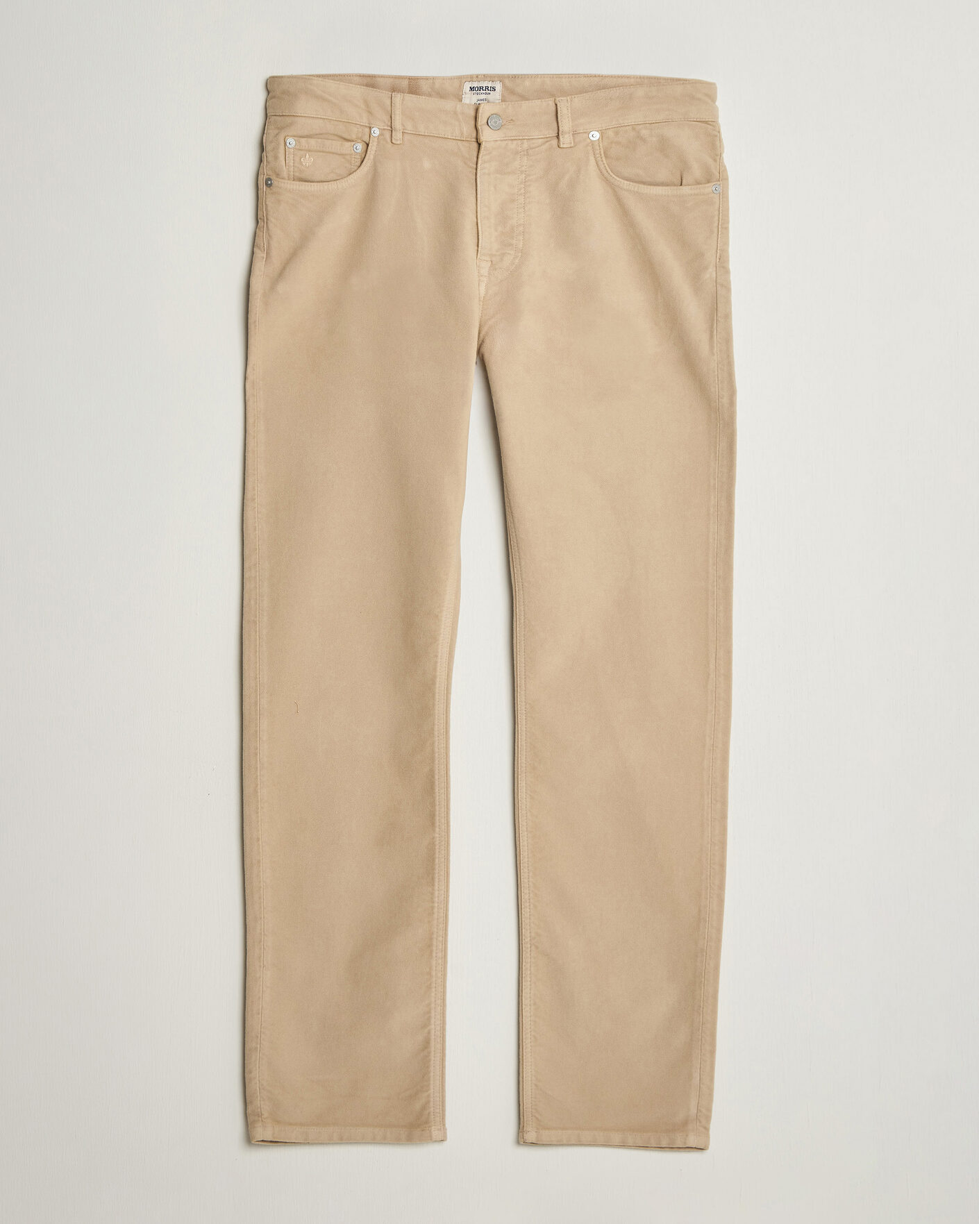 Men | Trousers | Morris | James Winter Twill 5-Pocket Pants Khaki