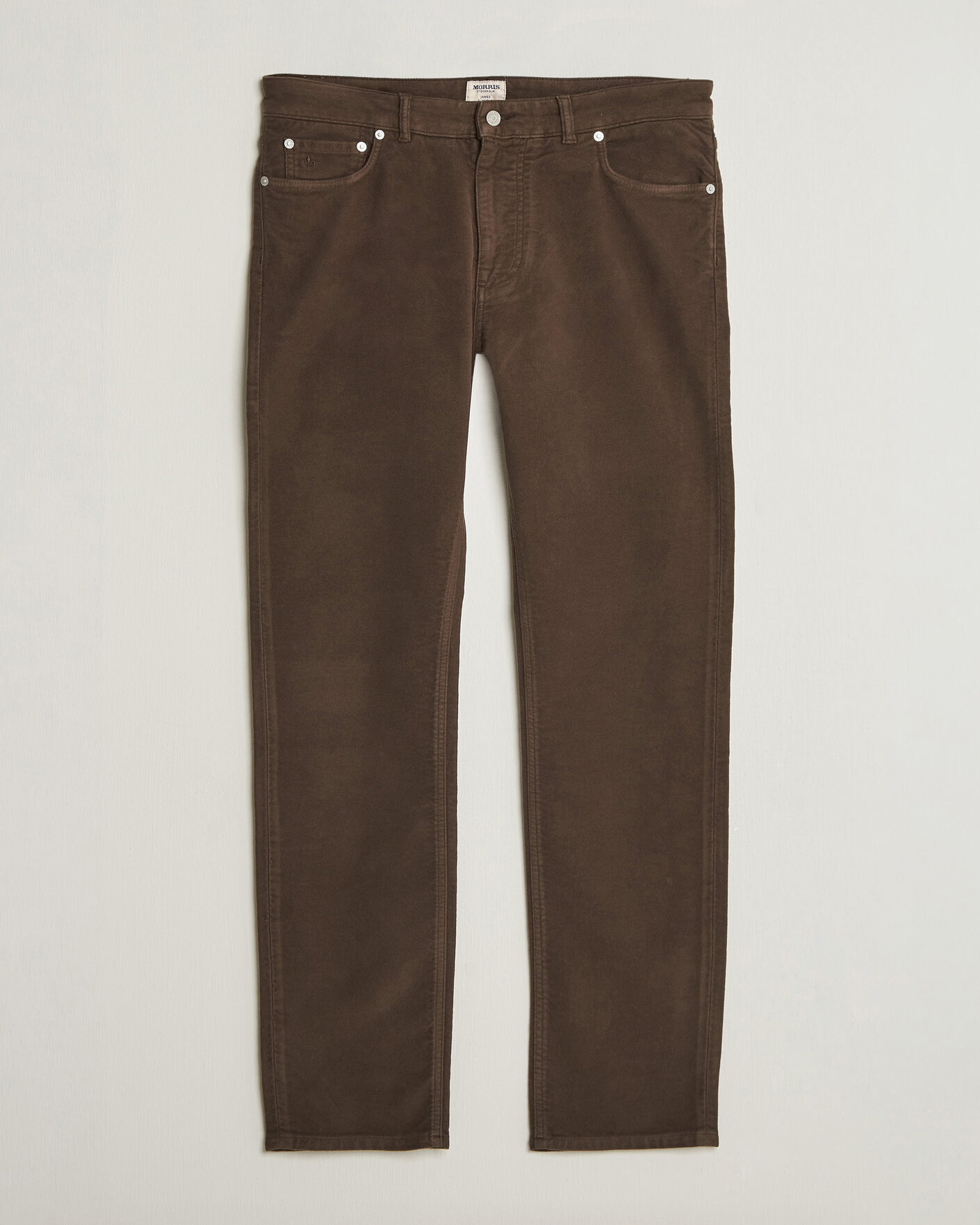 Men | Trousers | Morris | James Winter Twill 5-Pocket Pants Brown