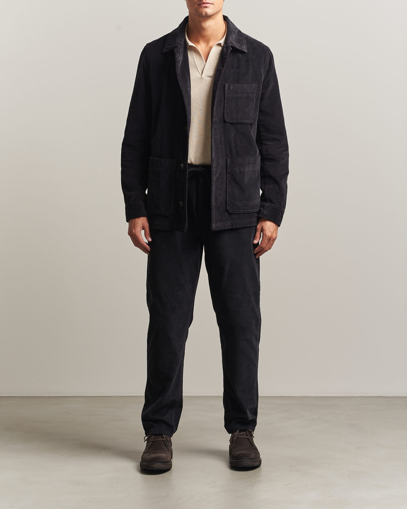 Men | Trousers | Morris | Fenix Cord Trousers Blue