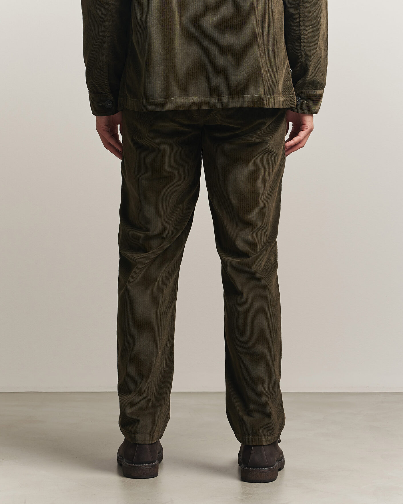 Men | Trousers | Morris | Fenix Cord Trousers Olive