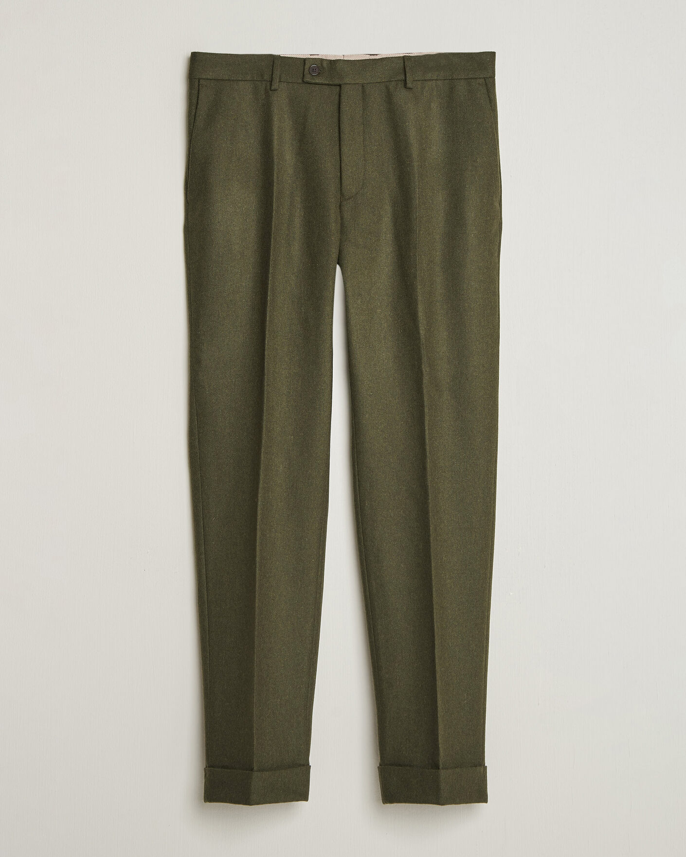 Men | Trousers | Morris | Flannel Suit Trousers Green