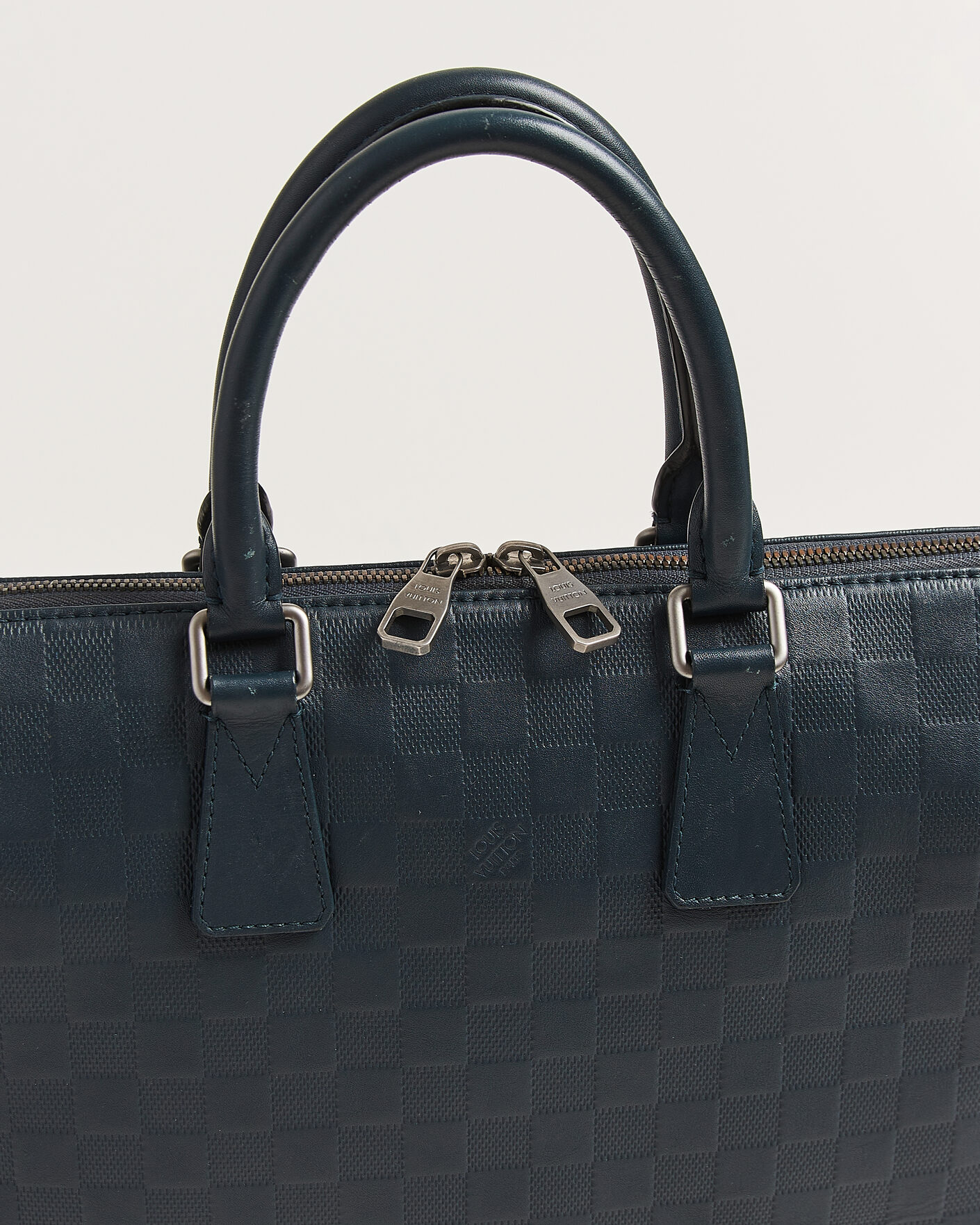 Men | Pre-Owned & Vintage Bags | Louis Vuitton Pre-Owned | Porte Documents Bag Damier Infini Onyx