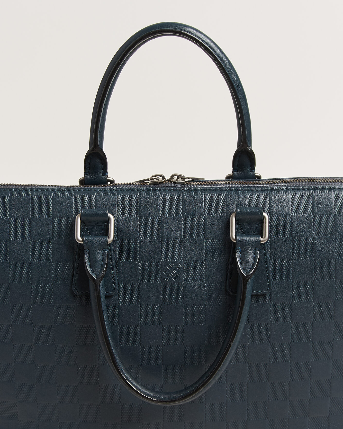 Men | Pre-Owned & Vintage Bags | Louis Vuitton Pre-Owned | Porte Documents Bag Damier Infini Onyx