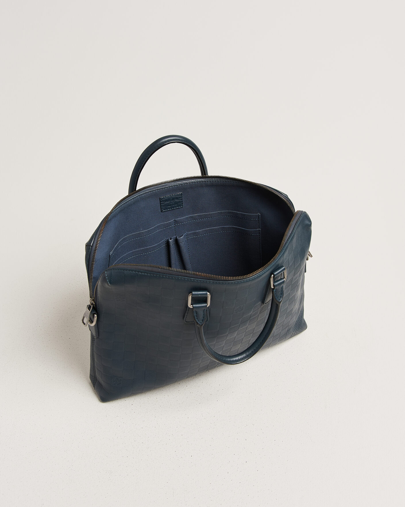 Men | Pre-Owned & Vintage Bags | Louis Vuitton Pre-Owned | Porte Documents Bag Damier Infini Onyx
