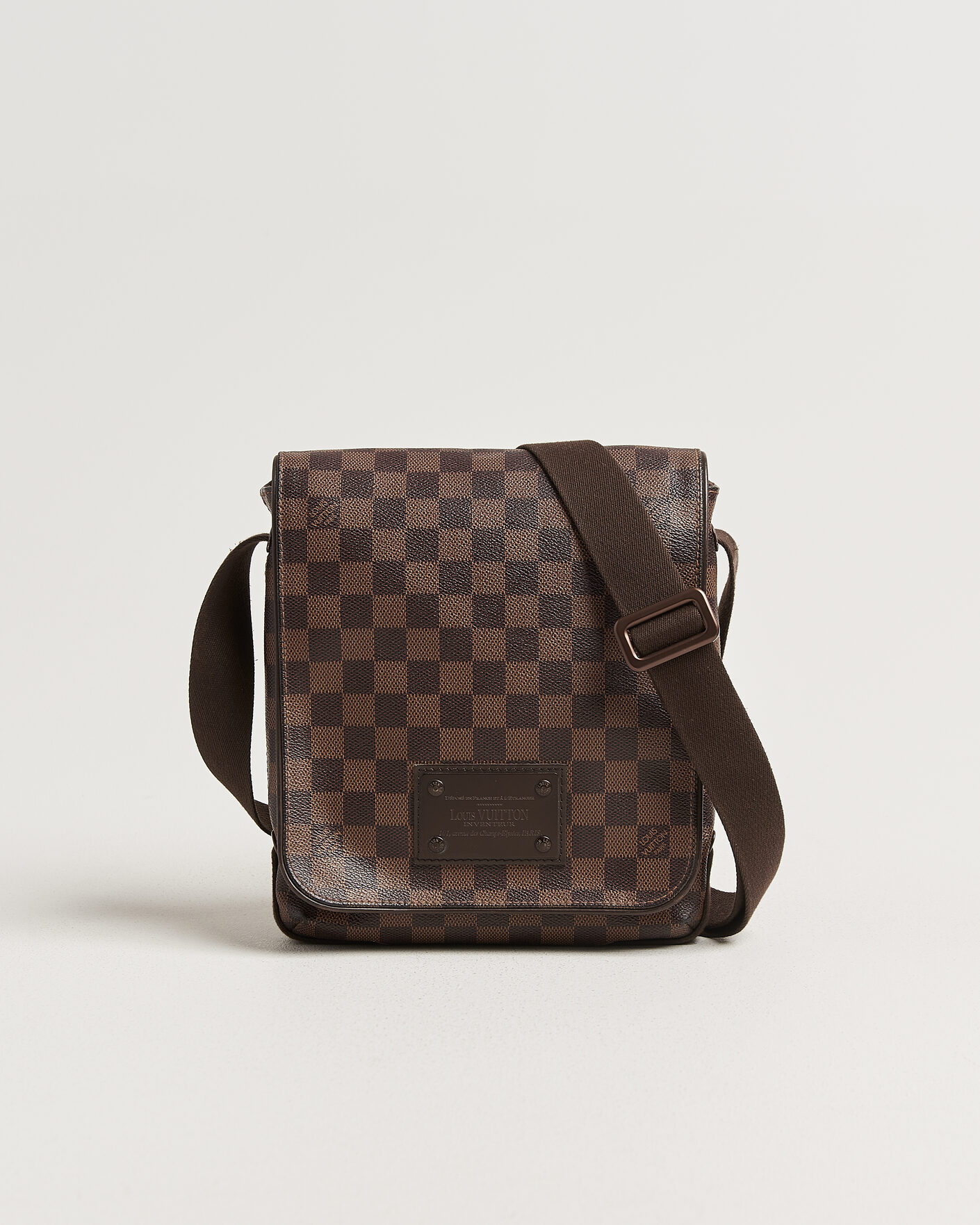 Men | Pre-Owned & Vintage Bags | Louis Vuitton Pre-Owned | Crossbody Shoulder Bag Damier Ebene