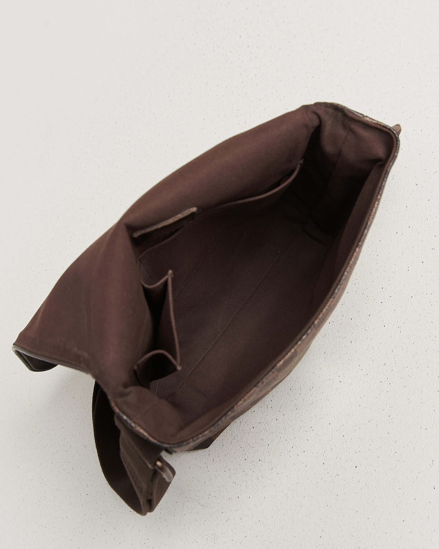 Men | Pre-Owned & Vintage Bags | Louis Vuitton Pre-Owned | Crossbody Shoulder Bag Damier Ebene