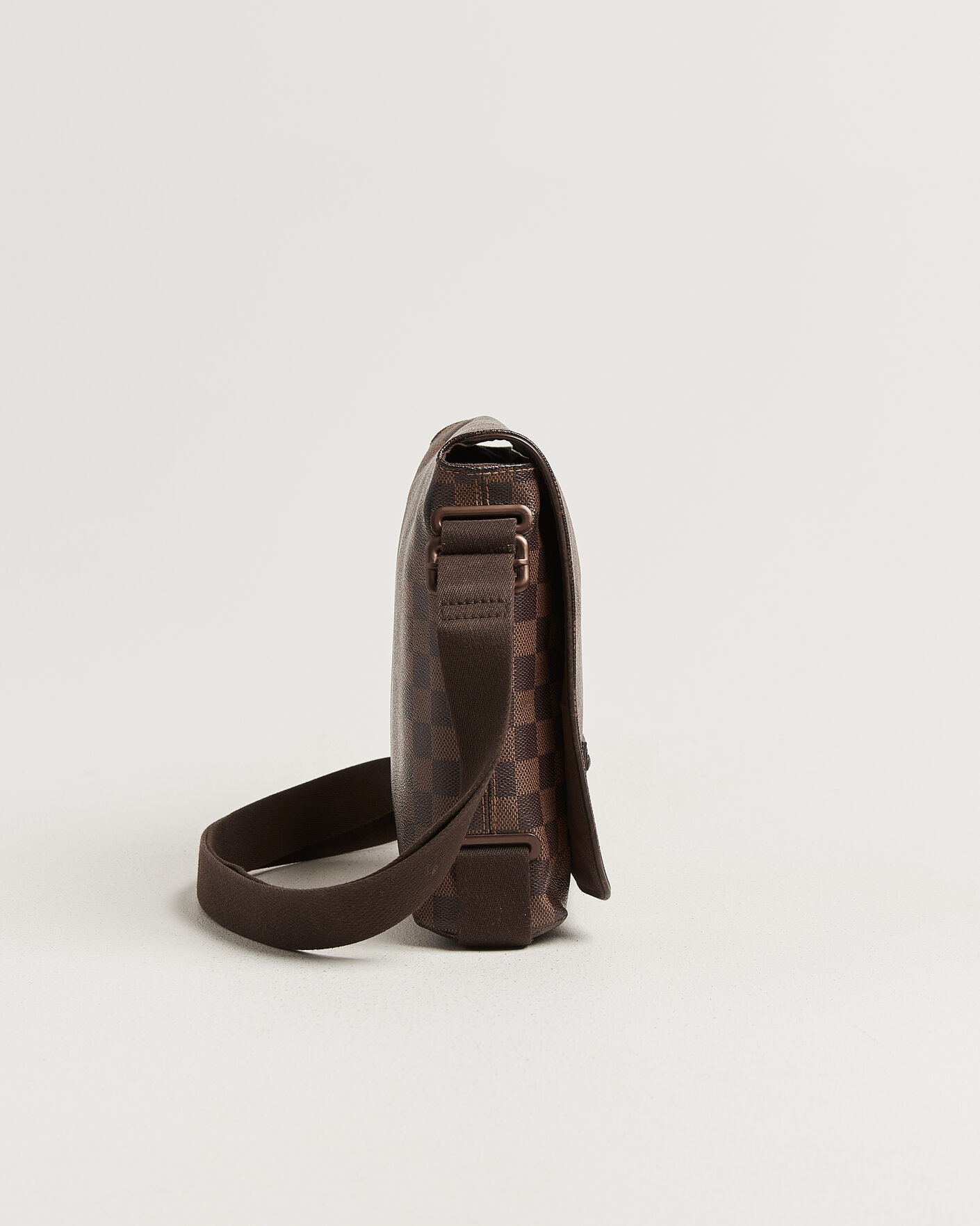 Men | Pre-Owned & Vintage Bags | Louis Vuitton Pre-Owned | Crossbody Shoulder Bag Damier Ebene