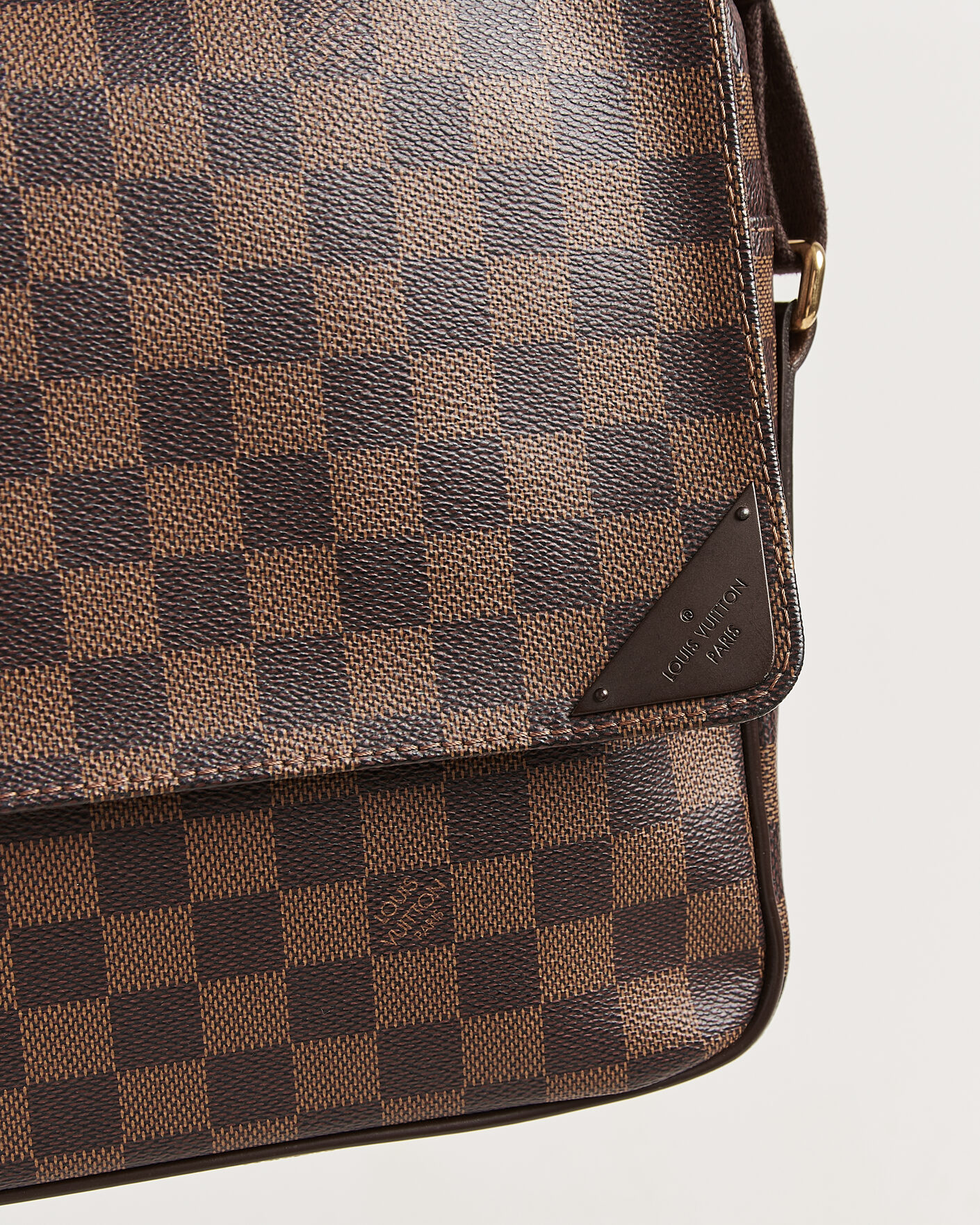 Men | Pre-Owned & Vintage Bags | Louis Vuitton Pre-Owned | Messenger Bag Damier Ebene