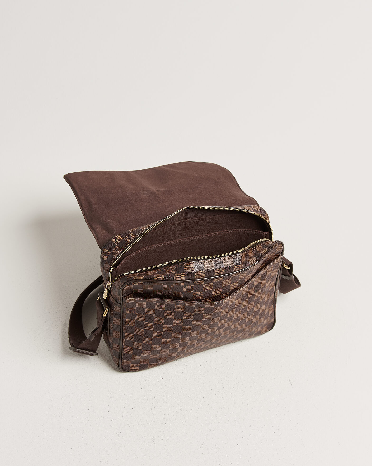 Men | Pre-Owned & Vintage Bags | Louis Vuitton Pre-Owned | Messenger Bag Damier Ebene