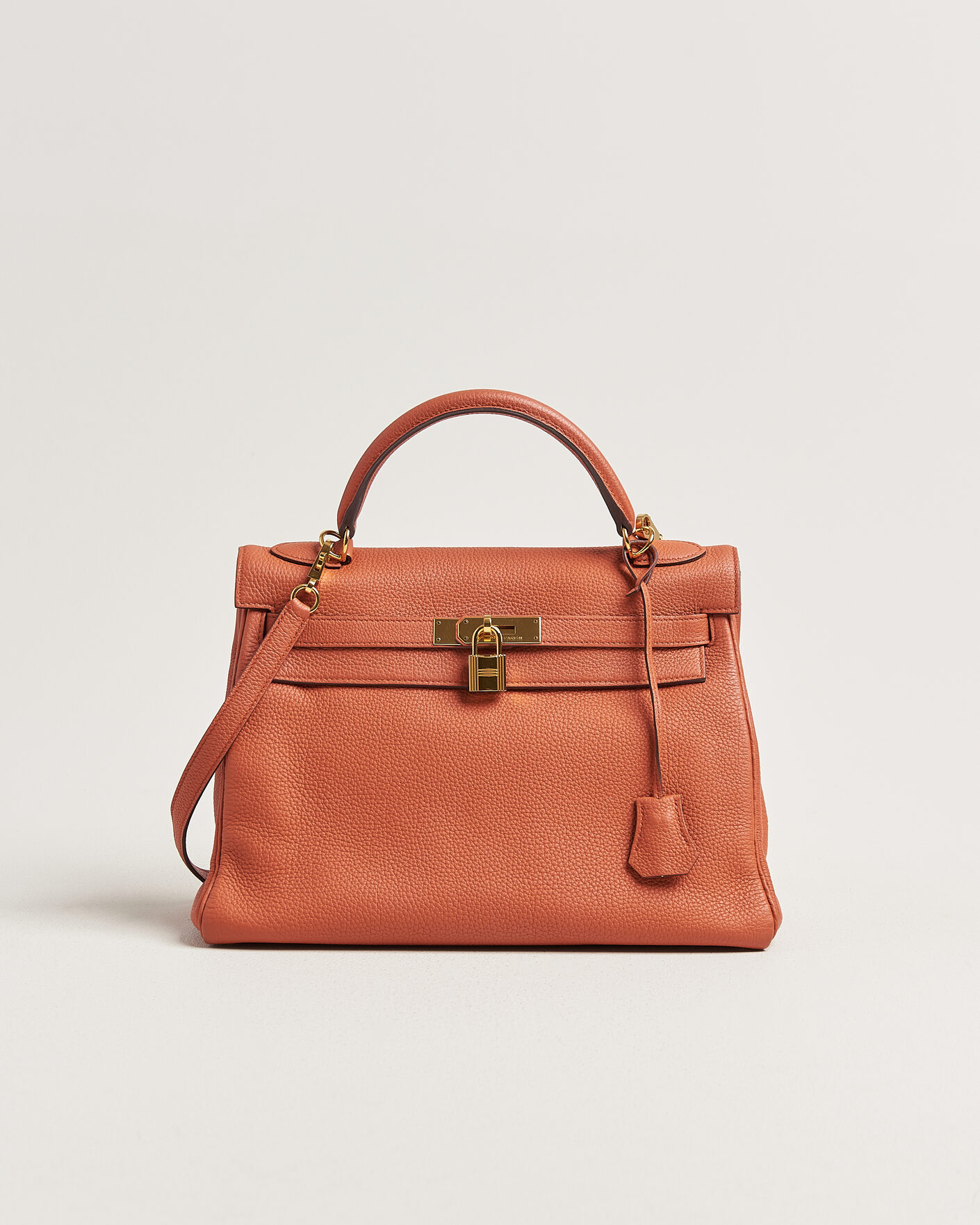 Men | Pre-Owned & Vintage Bags | Hermès Pre-Owned | Kelly 32 Togo Leather Orange